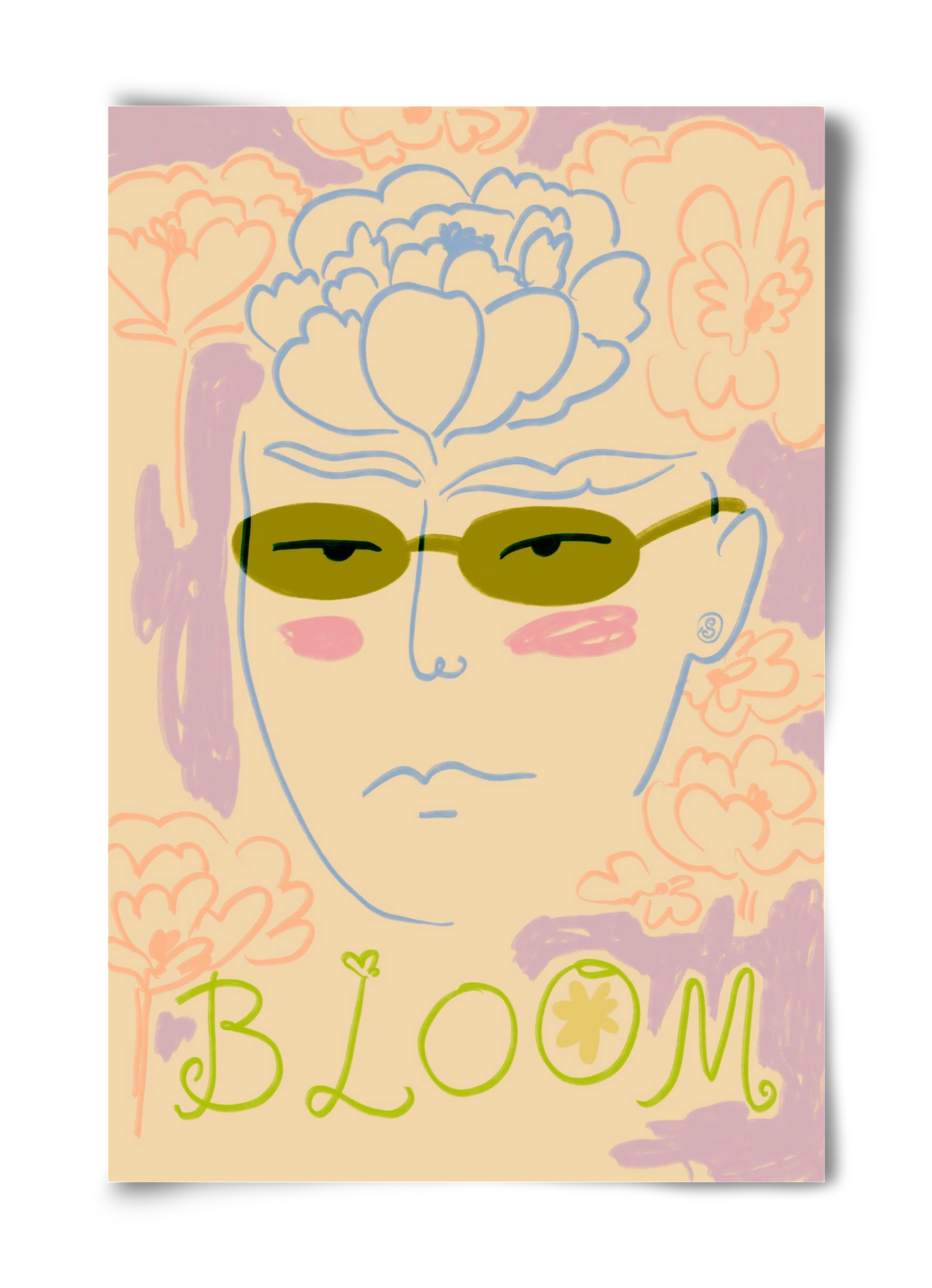 BLOOM, 40x60 cm, Keret nélkül