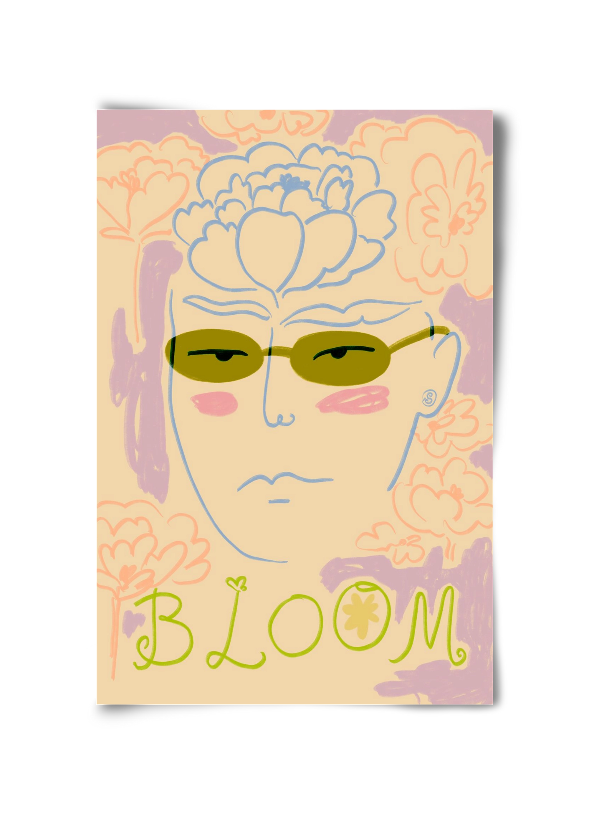 BLOOM, 30x45 cm, Keret nélkül