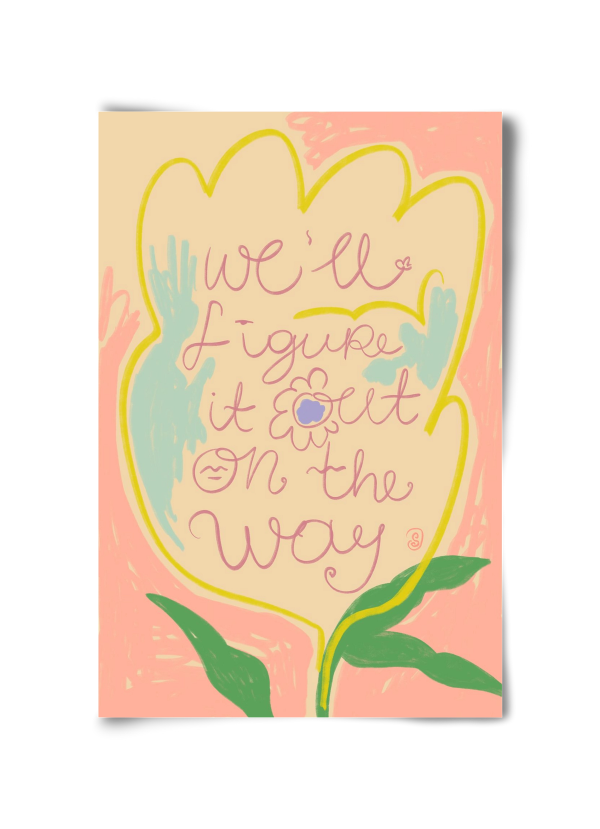 WE’LL FIGURE IT OUT ON THE WAY, 30x45 cm, Keret nélkül