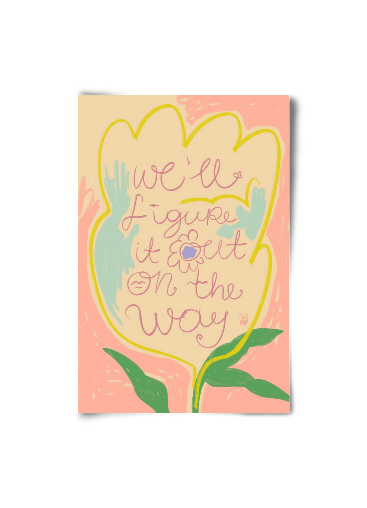 WE’LL FIGURE IT OUT ON THE WAY, 20x30 cm, Keret nélkül