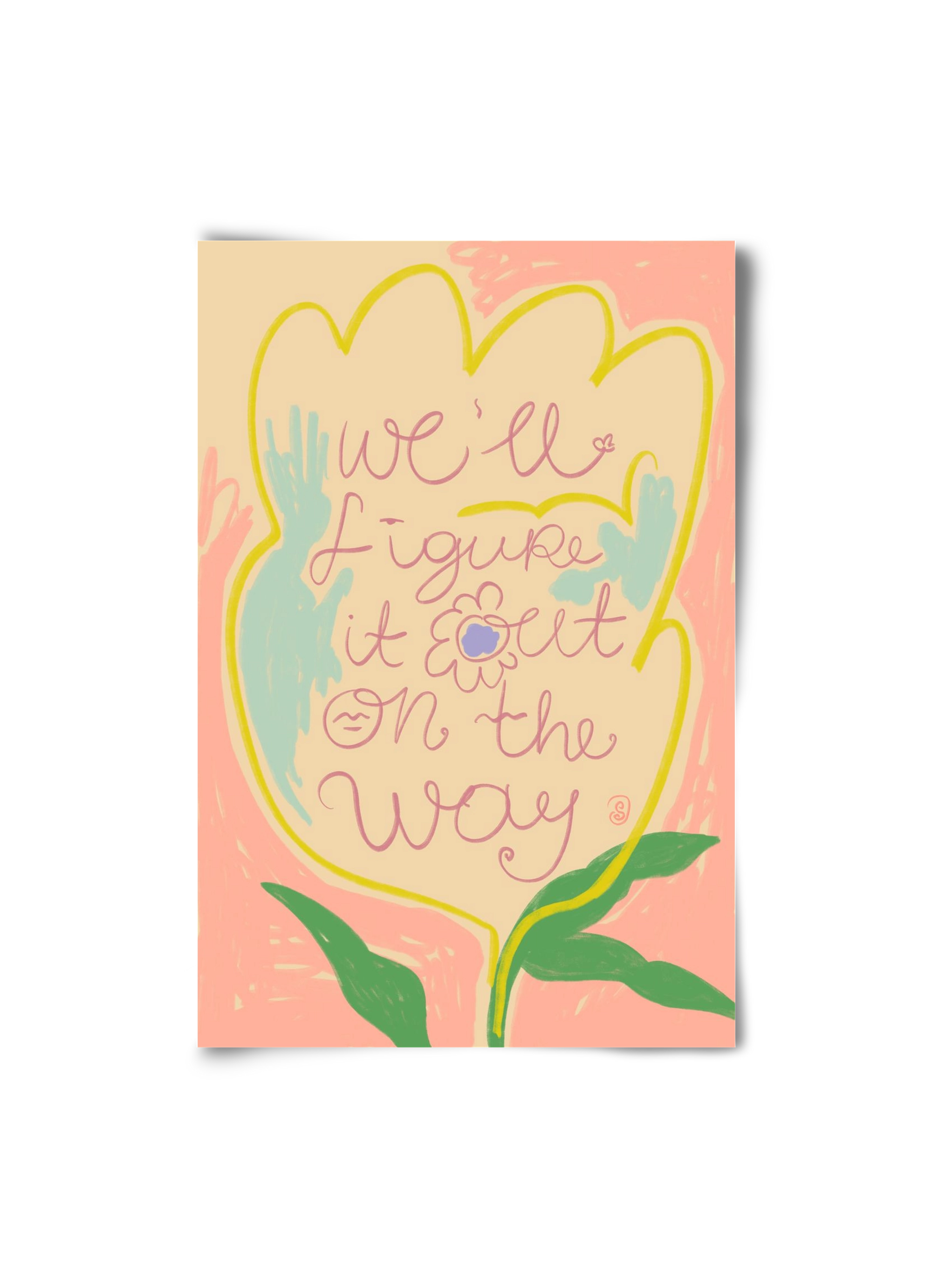 WE’LL FIGURE IT OUT ON THE WAY, 20x30 cm, Keret nélkül