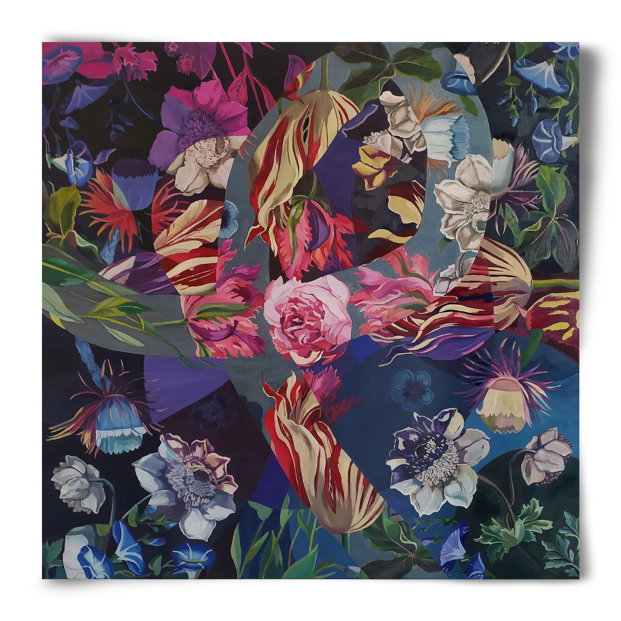 Flowers, 50x50 cm, Keret nélkül