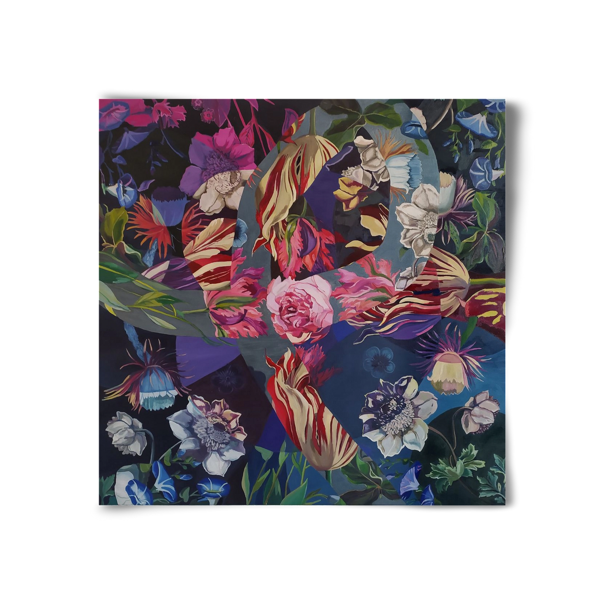 Flowers, 30x30 cm, Keret nélkül