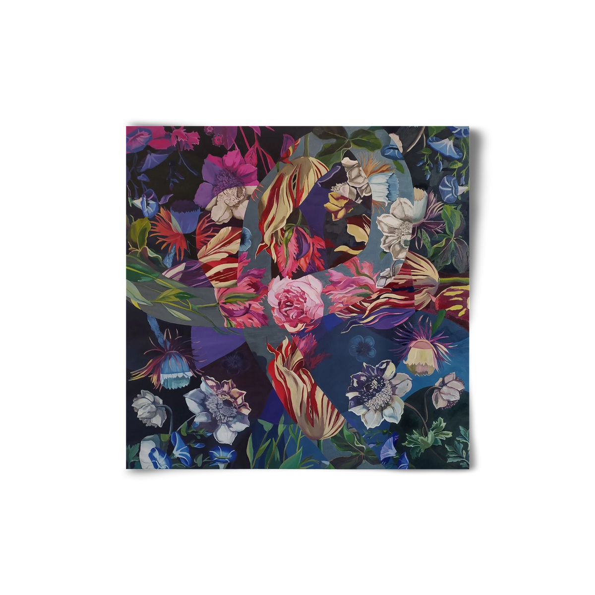 Flowers, 20x20 cm, Keret nélkül