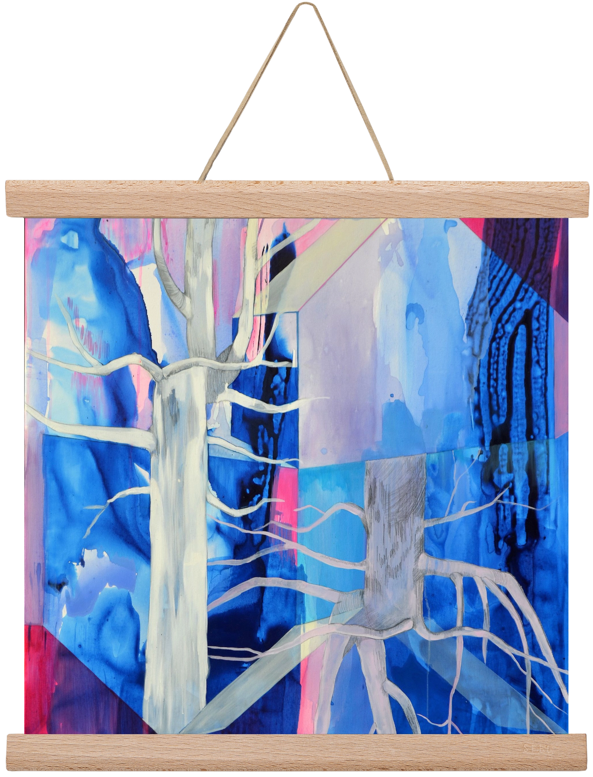 Ent, 30x30 cm (30x30 cm), Tölgy akasztó