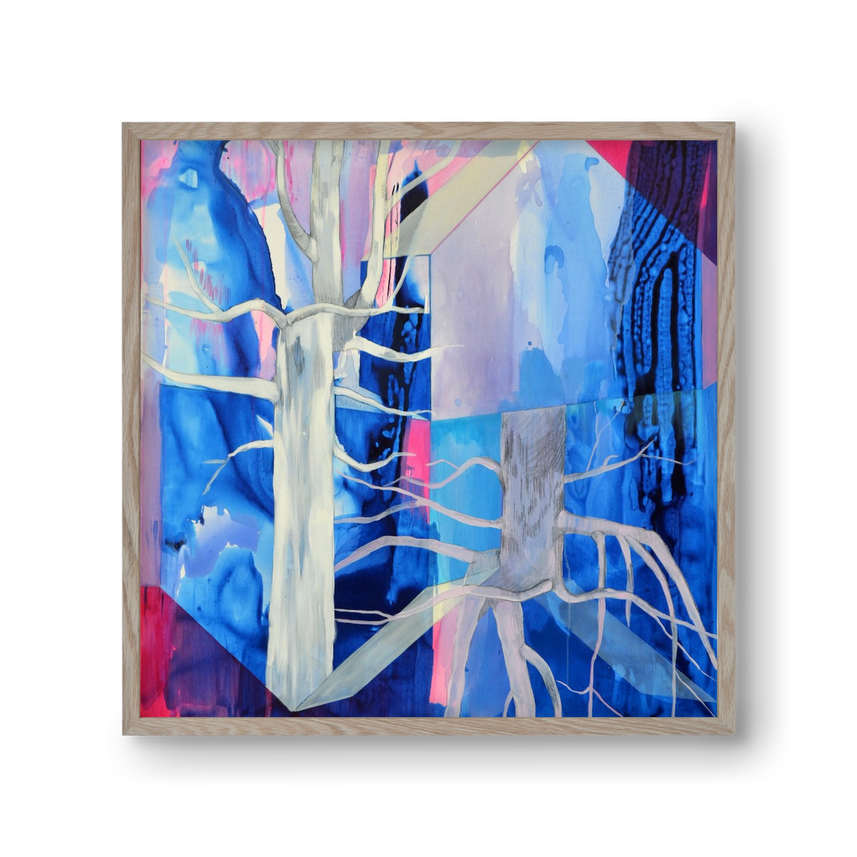 Ent, 30x30 cm (30x30 cm), Tölgy keret