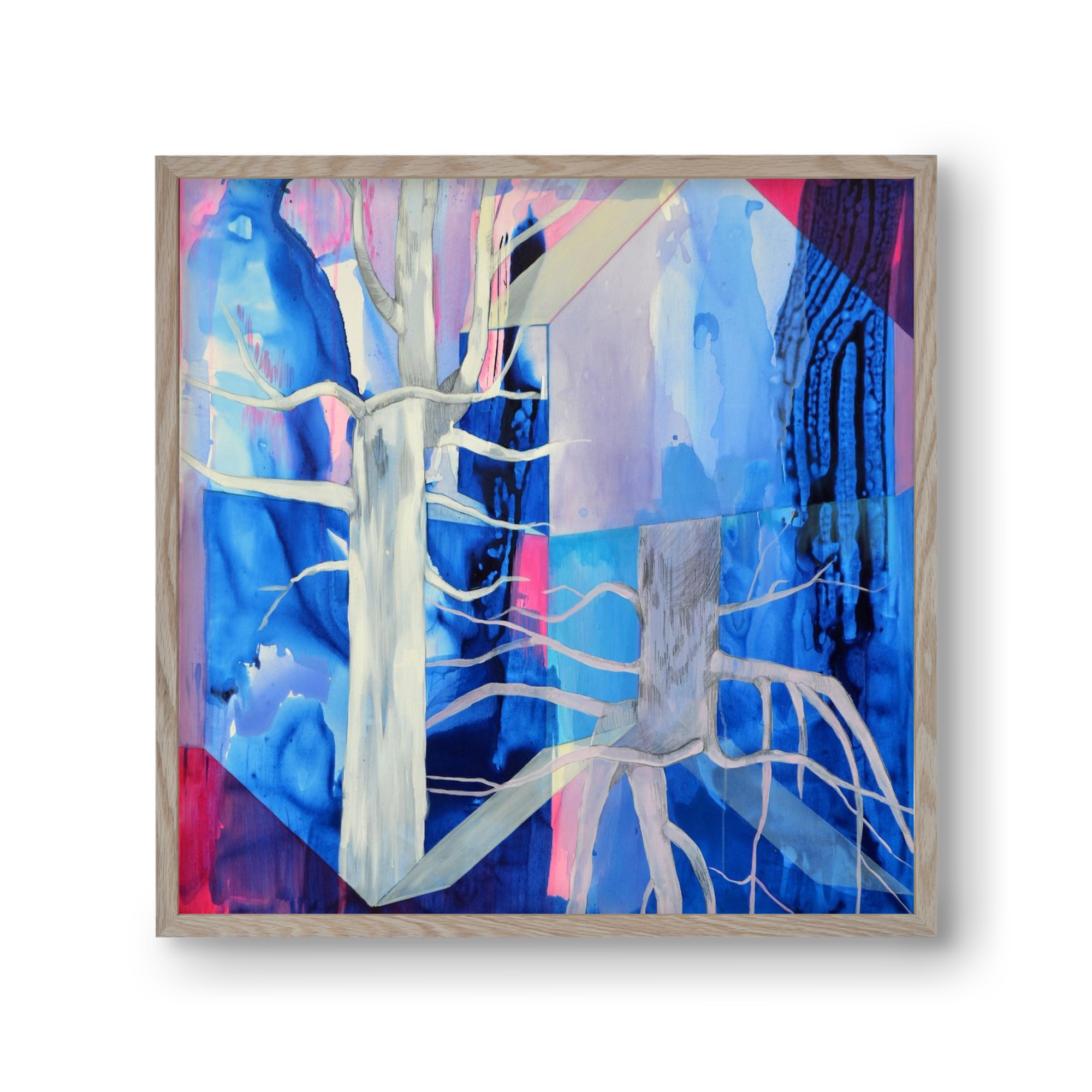 Ent, 30x30 cm (30x30 cm), Tölgy keret