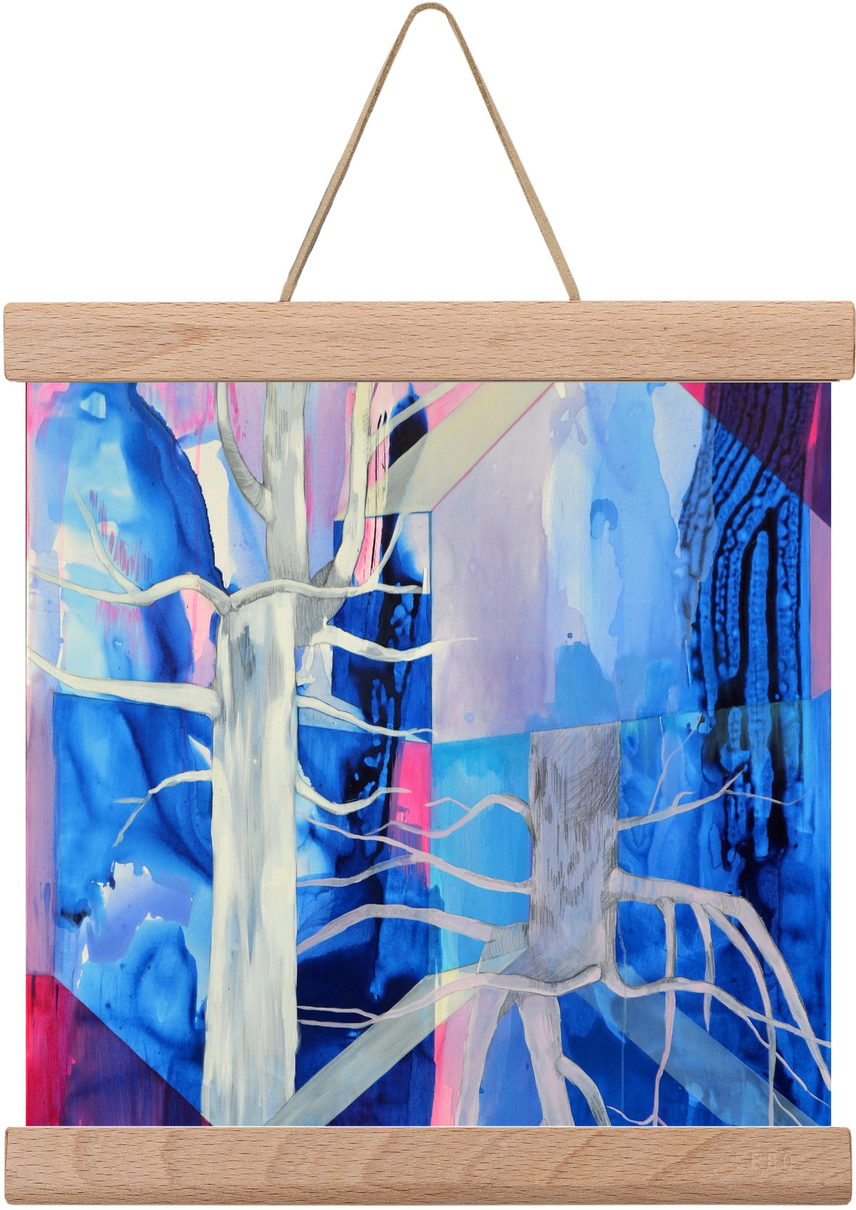 Ent, 20x20 cm (20x20 cm), Tölgy akasztó