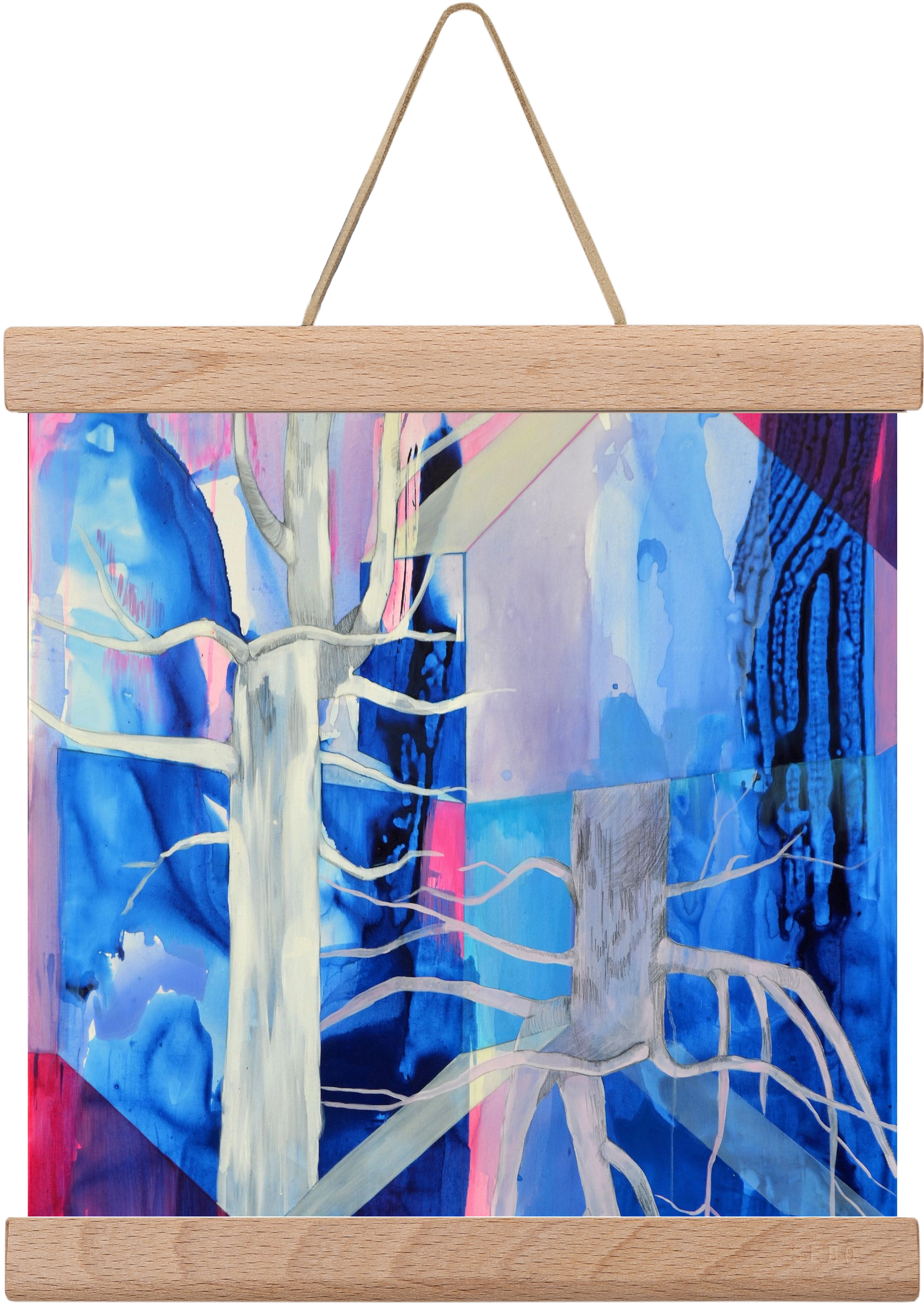 Ent, 20x20 cm (20x20 cm), Tölgy akasztó