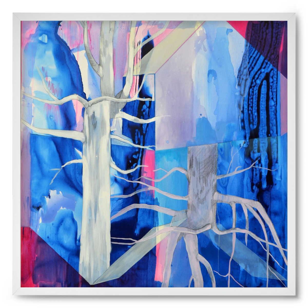 Ent, 50x50 cm (50x50 cm), Fehér keret