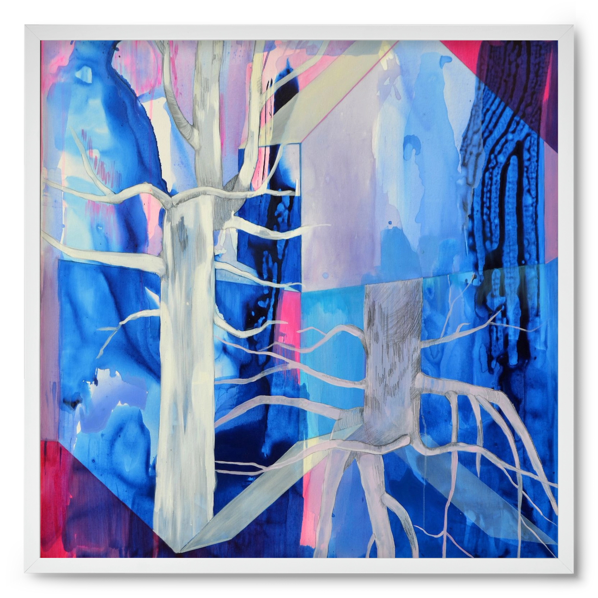 Ent, 50x50 cm (50x50 cm), Fehér keret