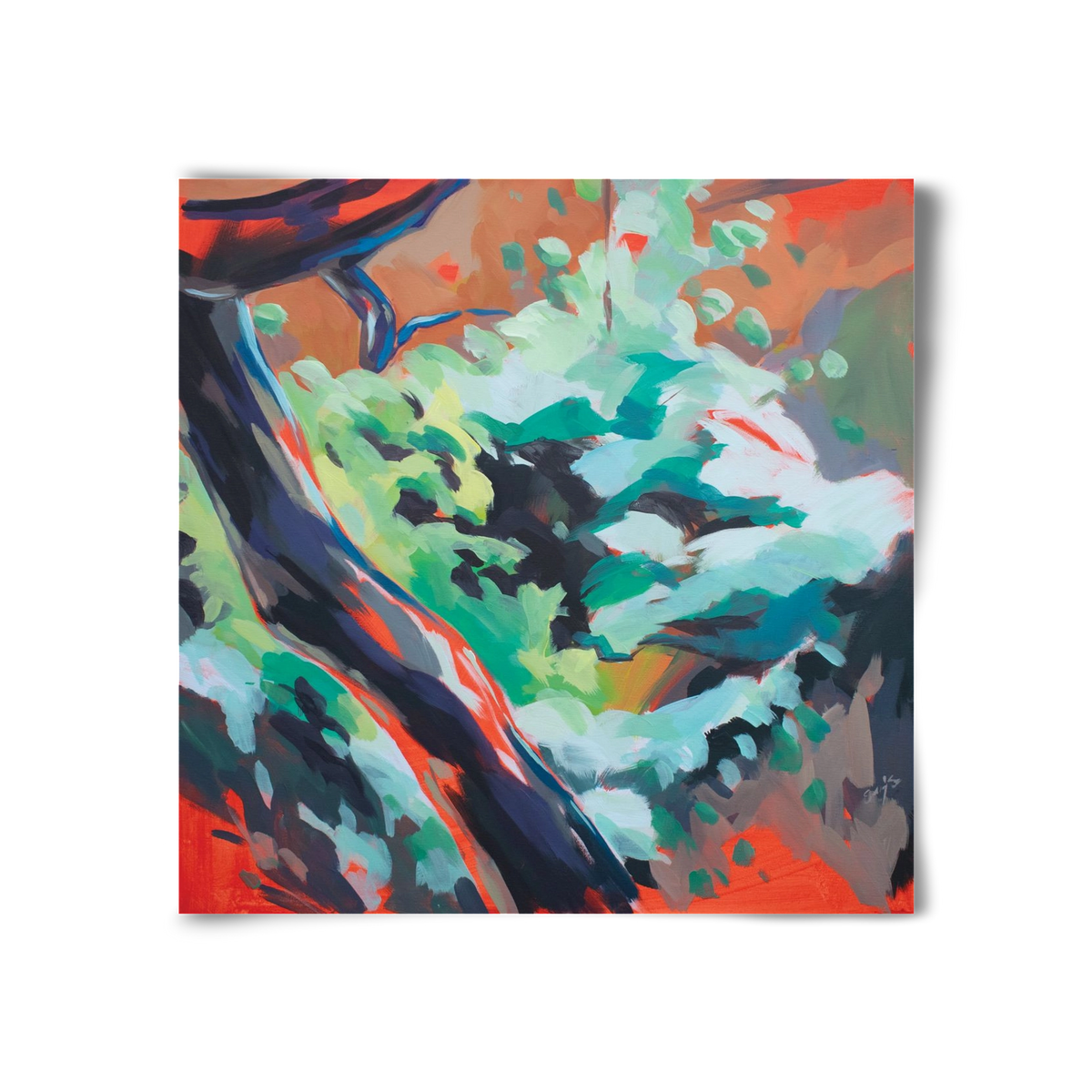 The garden, 30x30 cm, Keret nélkül