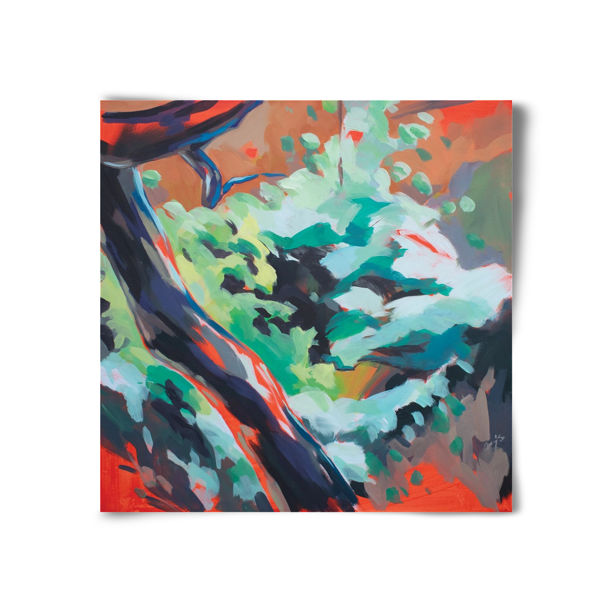 The garden, 30x30 cm, Keret nélkül