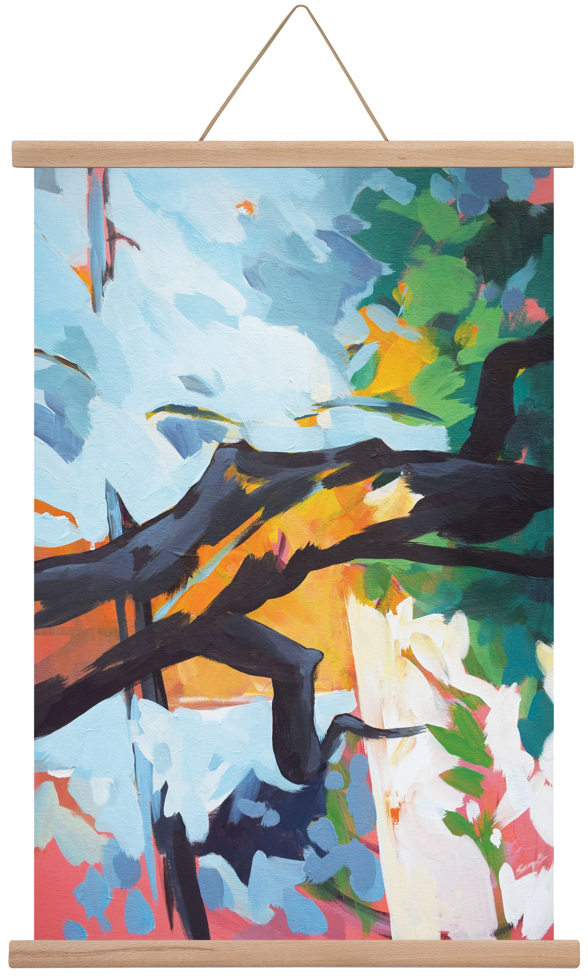 The garden II., 40x60 cm (40x60 cm), Tölgy akasztó