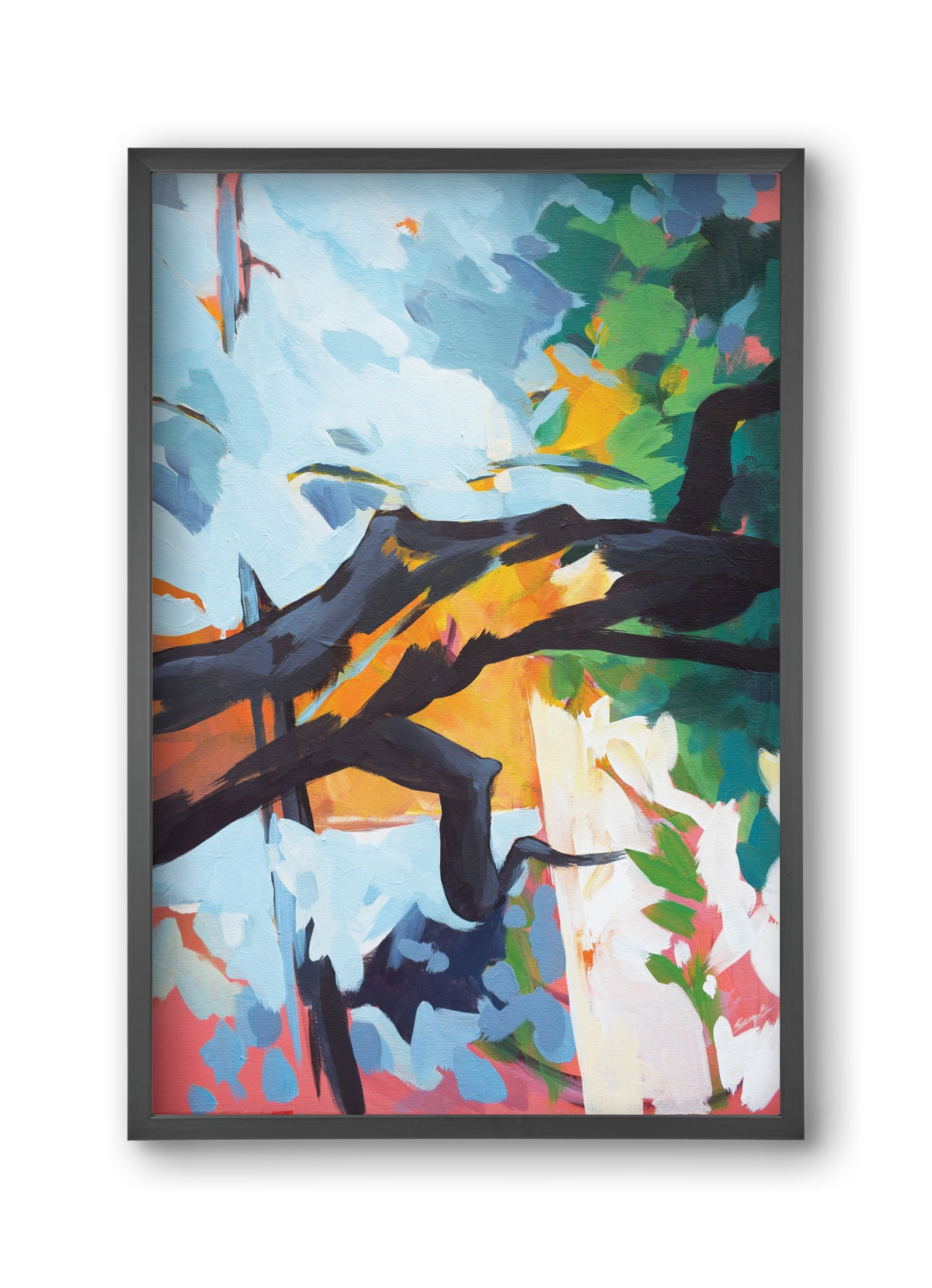 The garden II., 30x45 cm (30x45 cm), Fekete keret