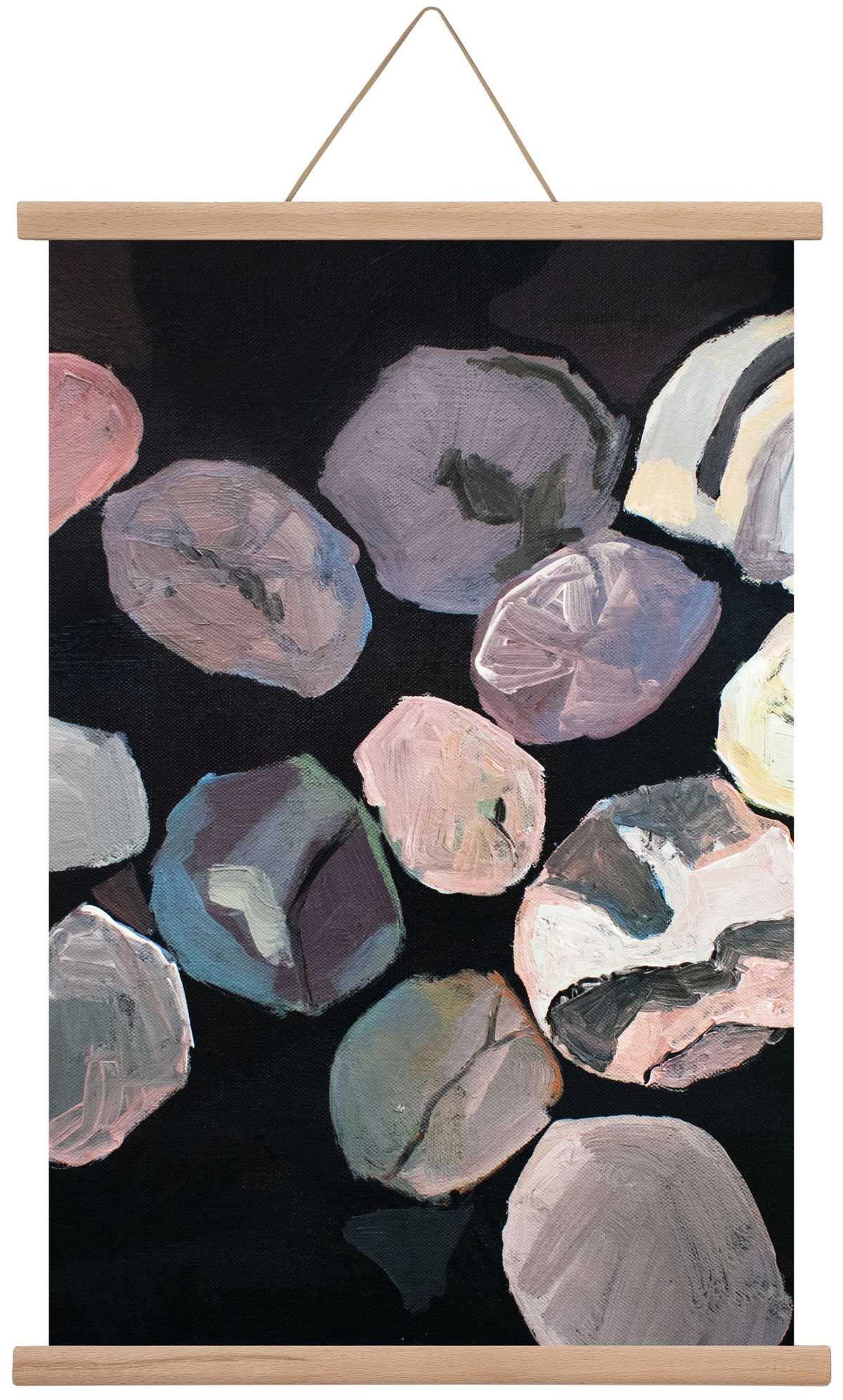 Absztrakt metszet, 60x40 cm (60x40 cm), Tölgy akasztó