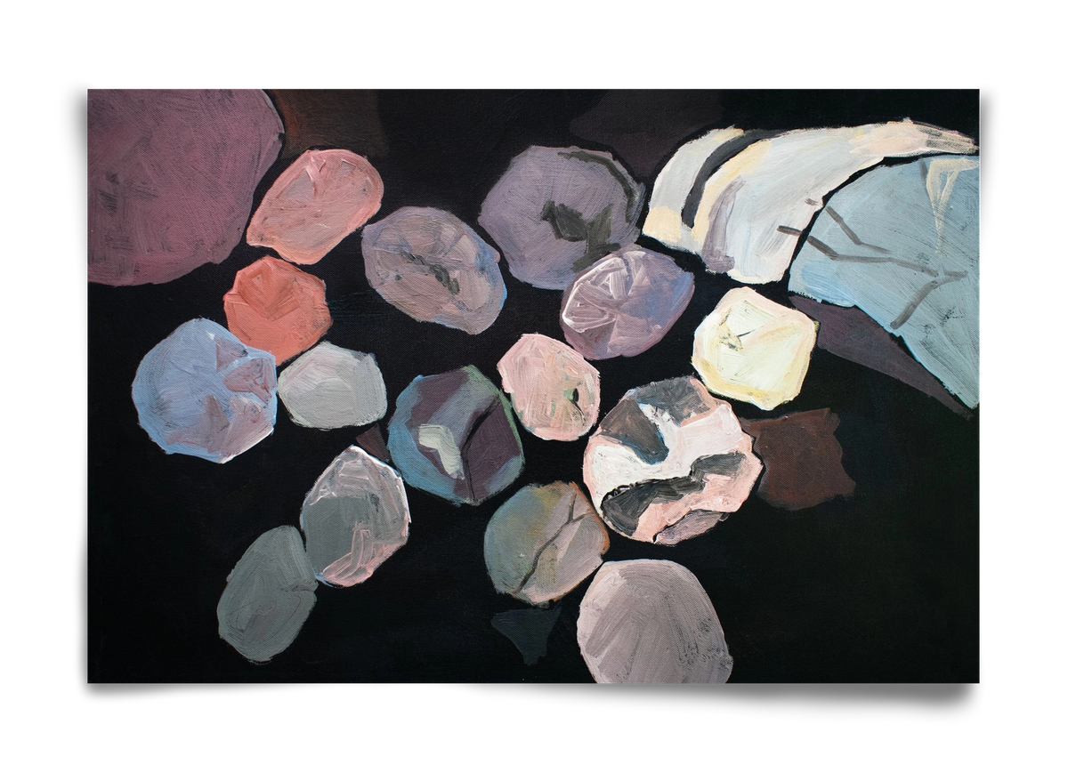 Absztrakt metszet, 60x40 cm, Keret nélkül