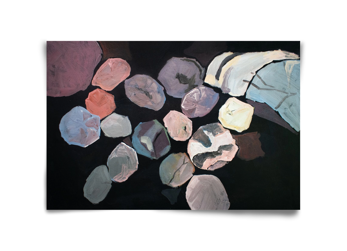 Absztrakt metszet, 45x30 cm, Keret nélkül