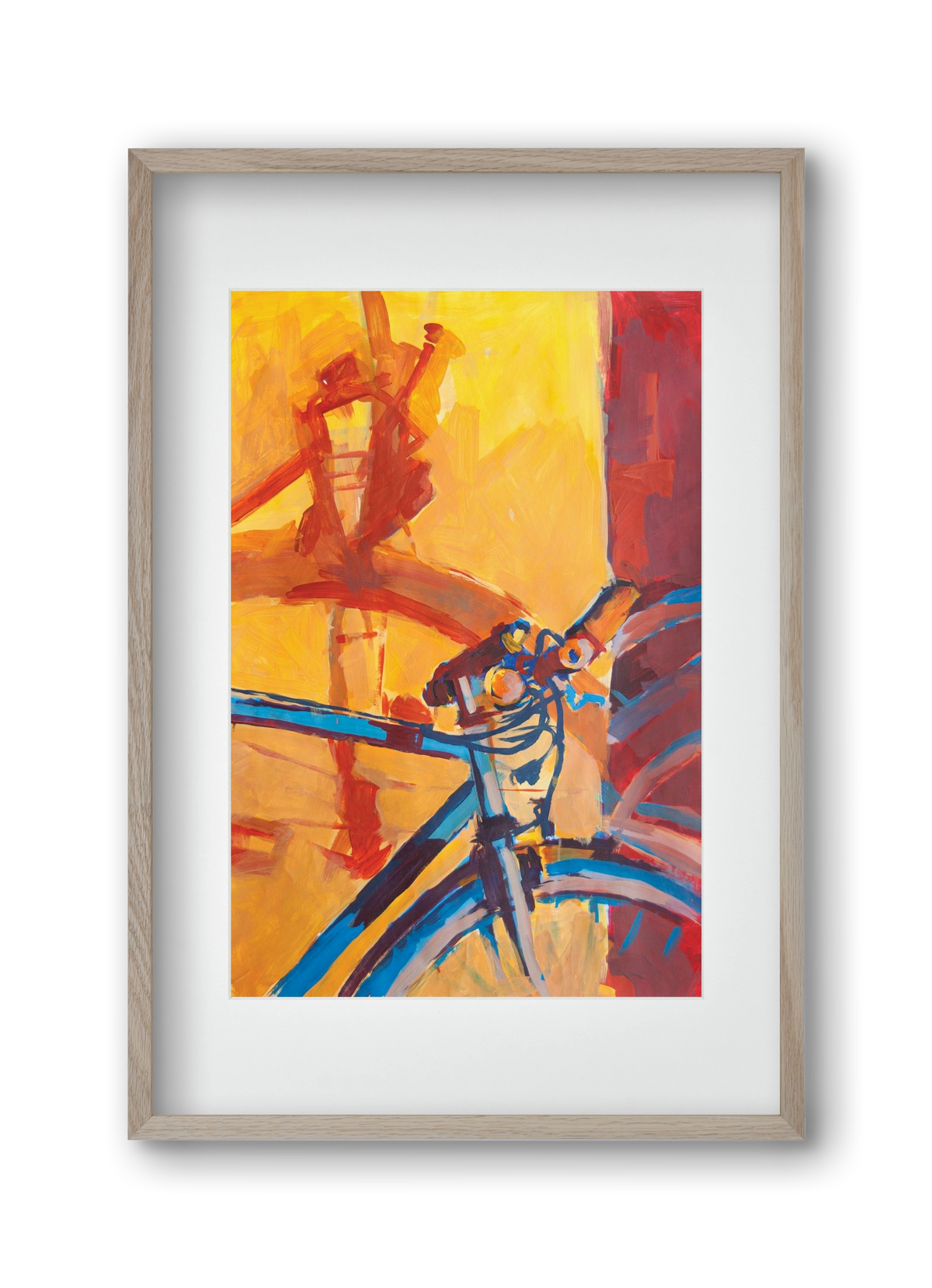 Árnyjáték, 30x45 cm (20x30 cm), Tölgy keret, paszpartuval