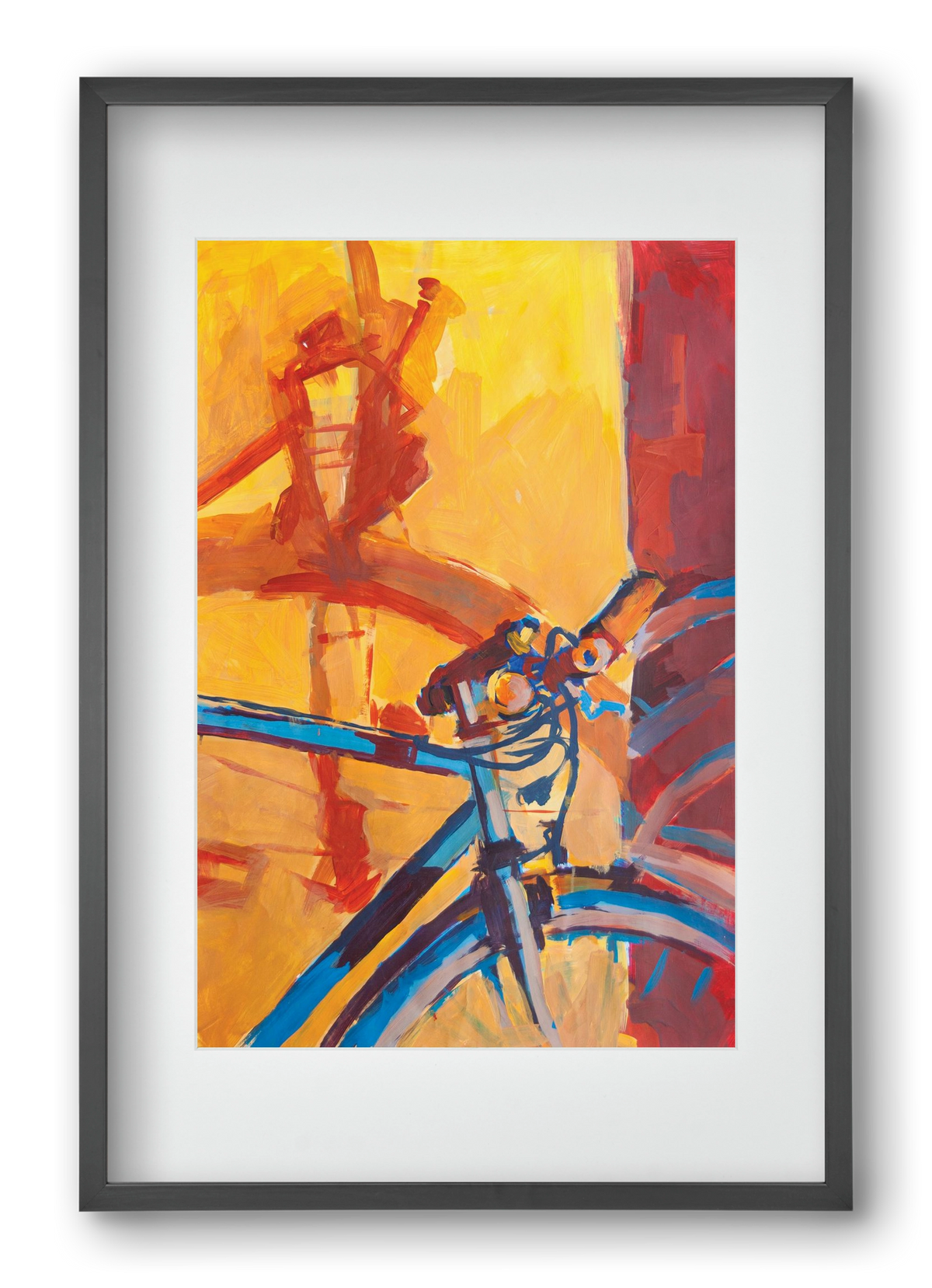 Árnyjáték, 40x60 cm (30x45 cm), Fekete keret, paszpartuval