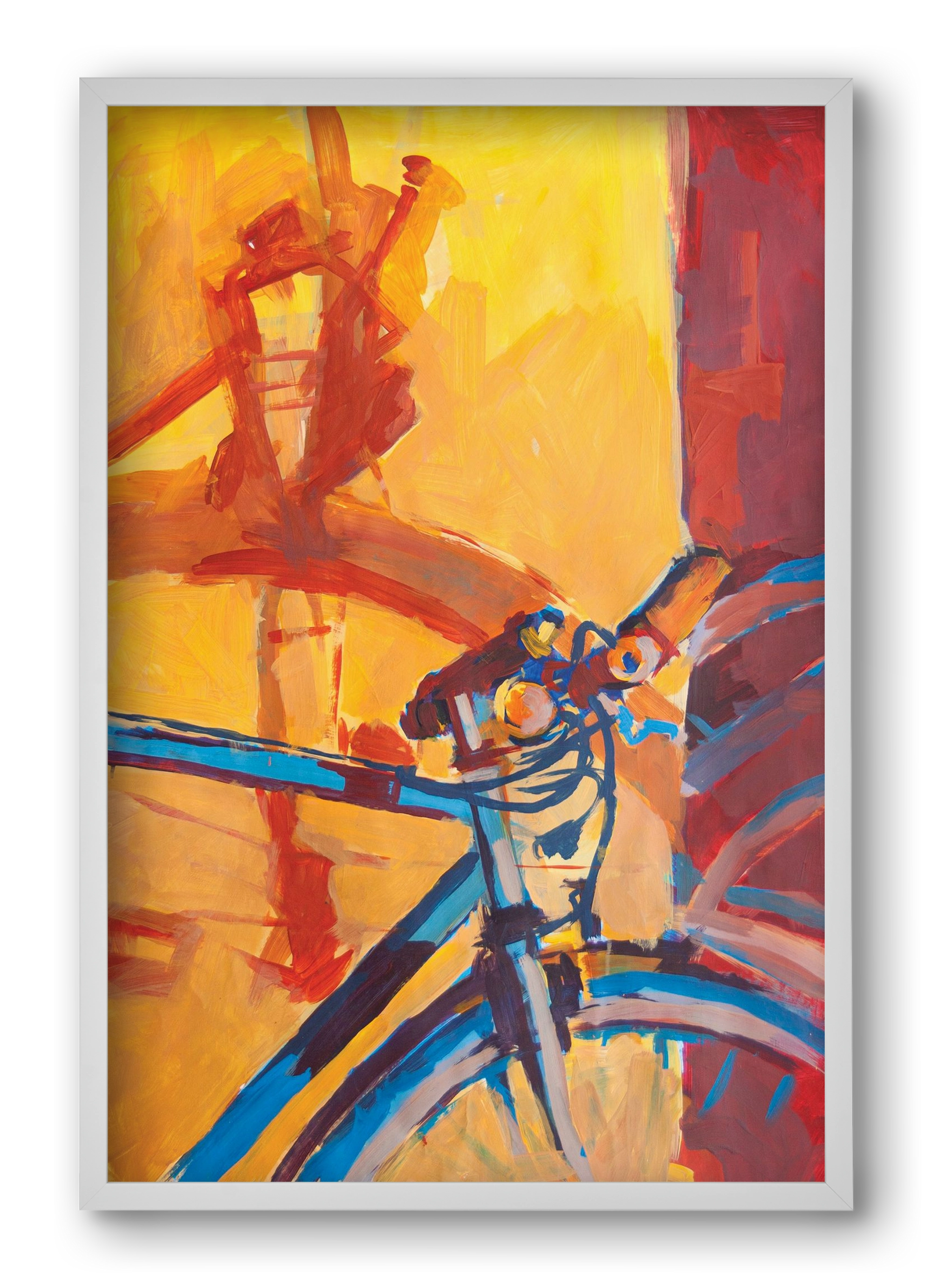 Árnyjáték, 40x60 cm (40x60 cm), Fehér keret