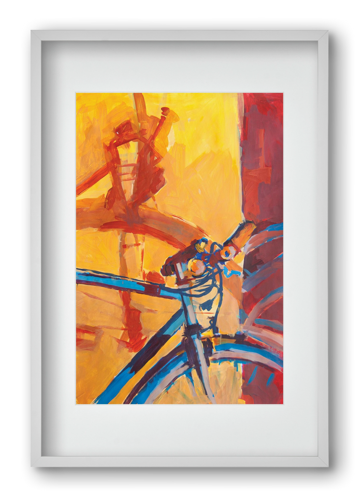 Árnyjáték, 40x60 cm (30x45 cm), Fehér keret, paszpartuval