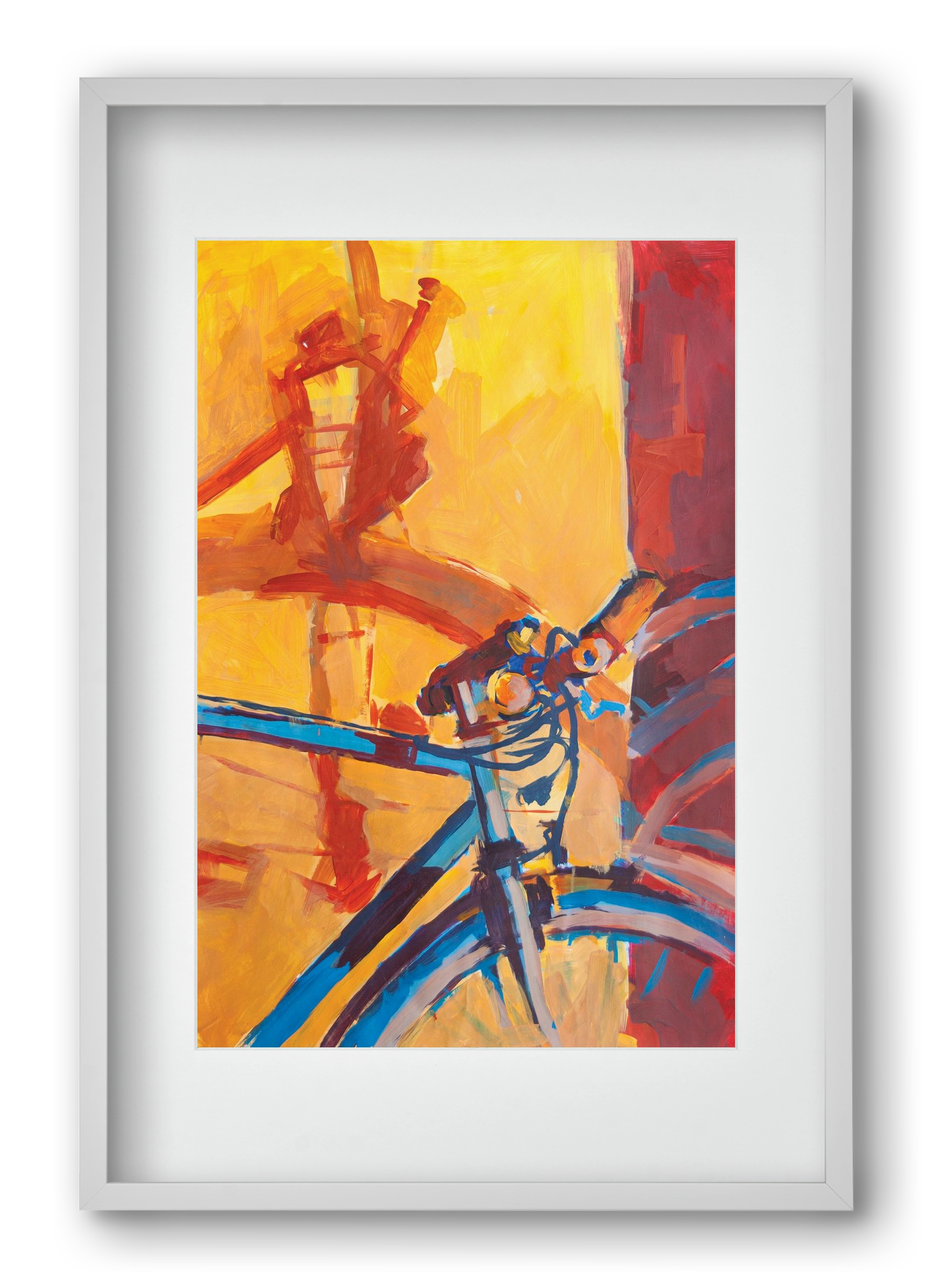 Árnyjáték, 40x60 cm (30x45 cm), Fehér keret, paszpartuval