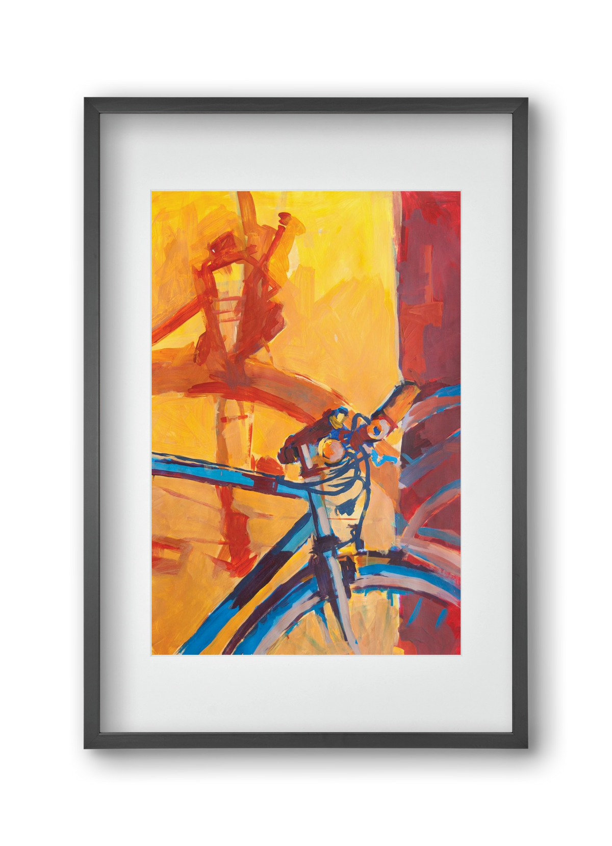 Árnyjáték, 30x45 cm (20x30 cm), Fekete keret, paszpartuval