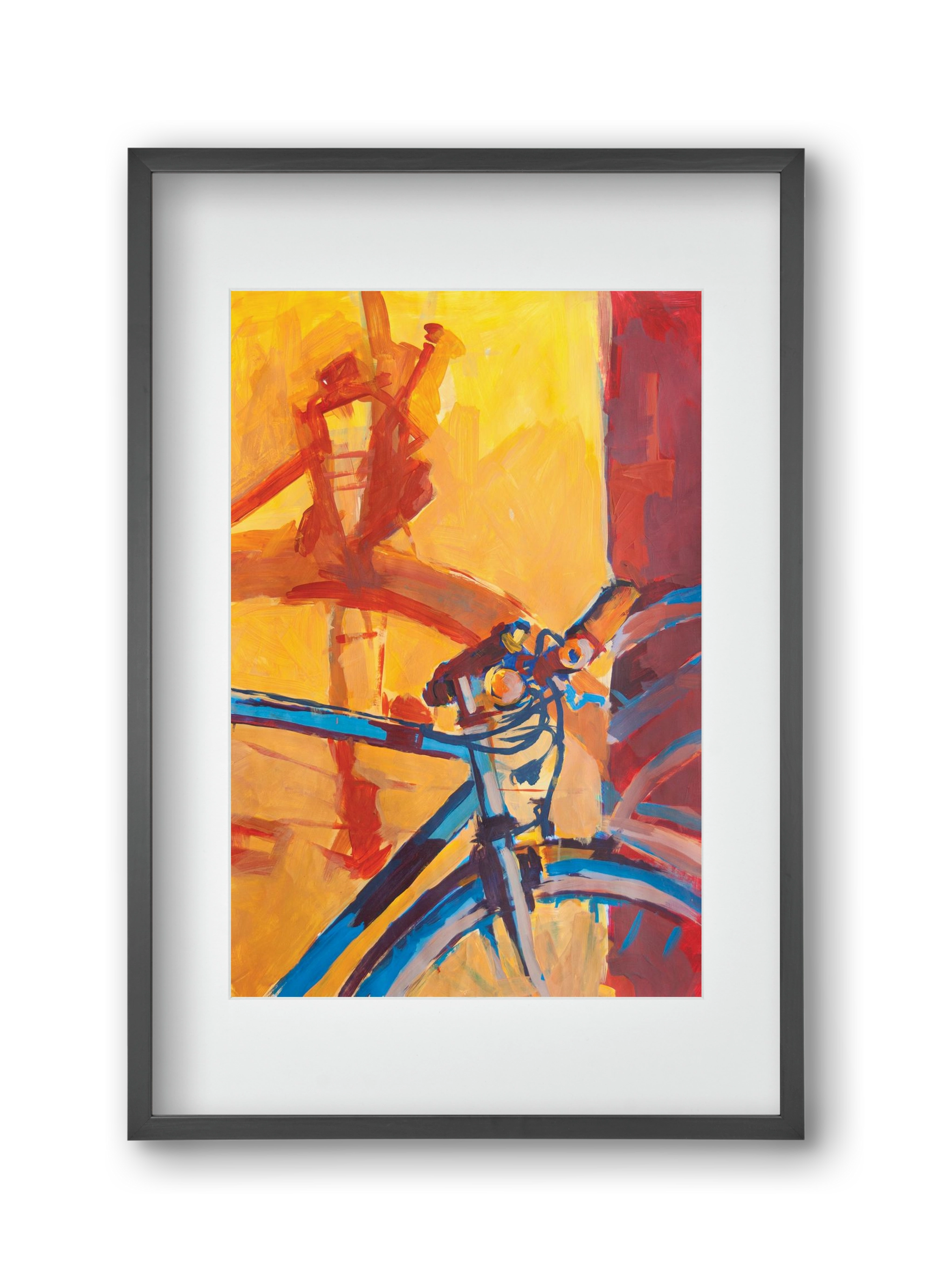 Árnyjáték, 30x45 cm (20x30 cm), Fekete keret, paszpartuval