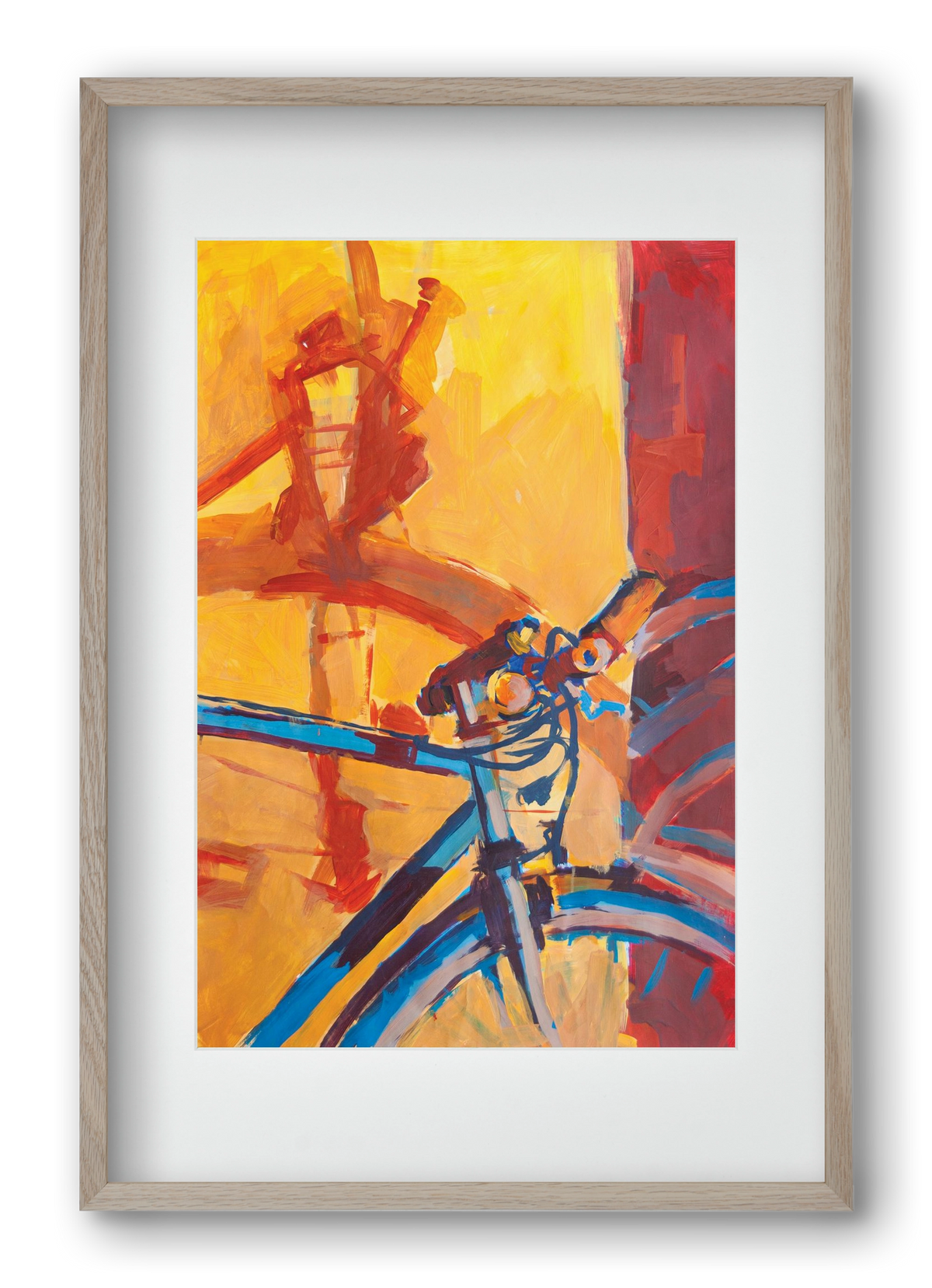 Árnyjáték, 40x60 cm (30x45 cm), Tölgy keret, paszpartuval