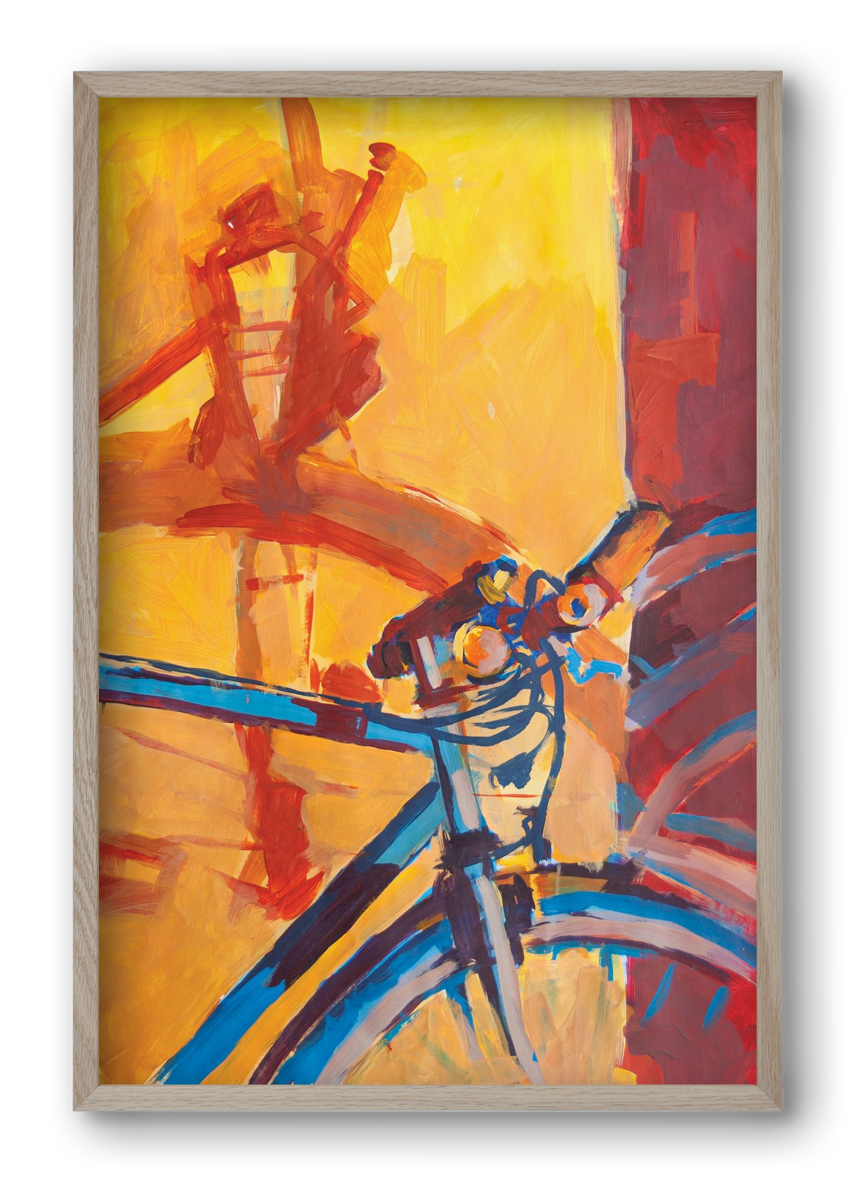 Árnyjáték, 40x60 cm (40x60 cm), Tölgy keret