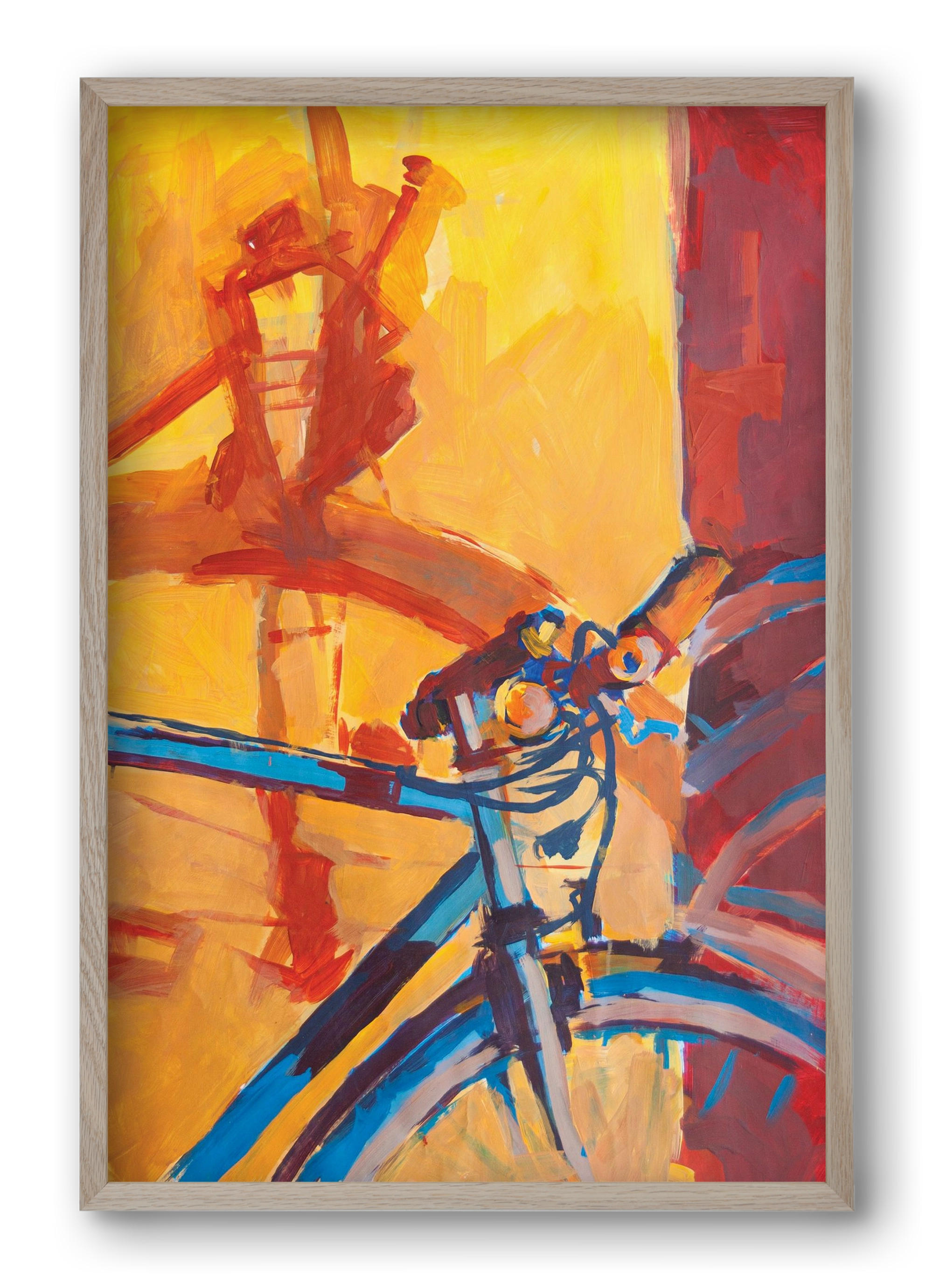 Árnyjáték, 40x60 cm (40x60 cm), Tölgy keret