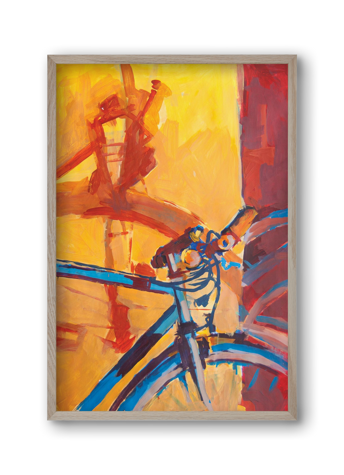 Árnyjáték, 30x45 cm (30x45 cm), Tölgy keret