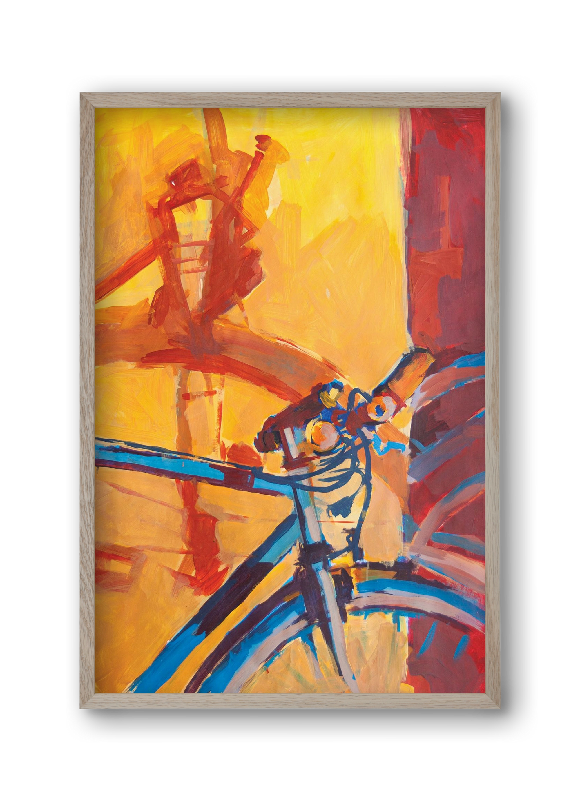 Árnyjáték, 30x45 cm (30x45 cm), Tölgy keret