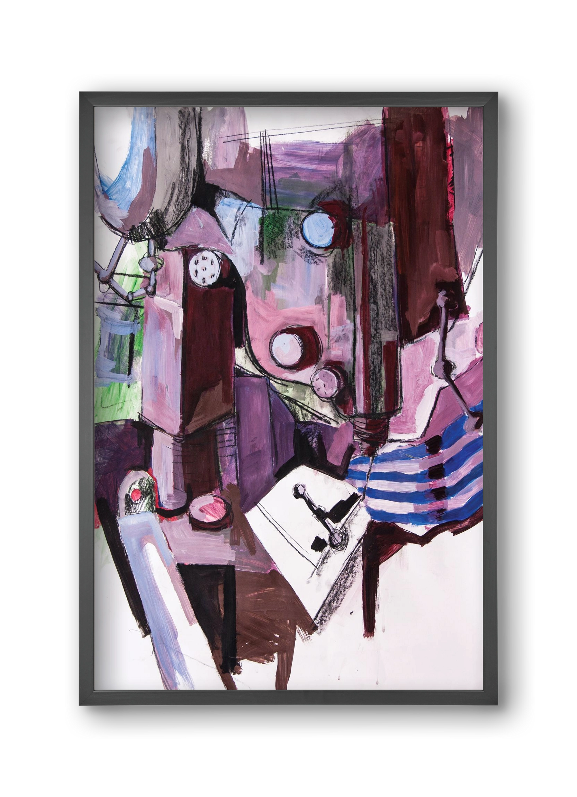 Műhelyszeglet, 30x45 cm (30x45 cm), Fekete keret