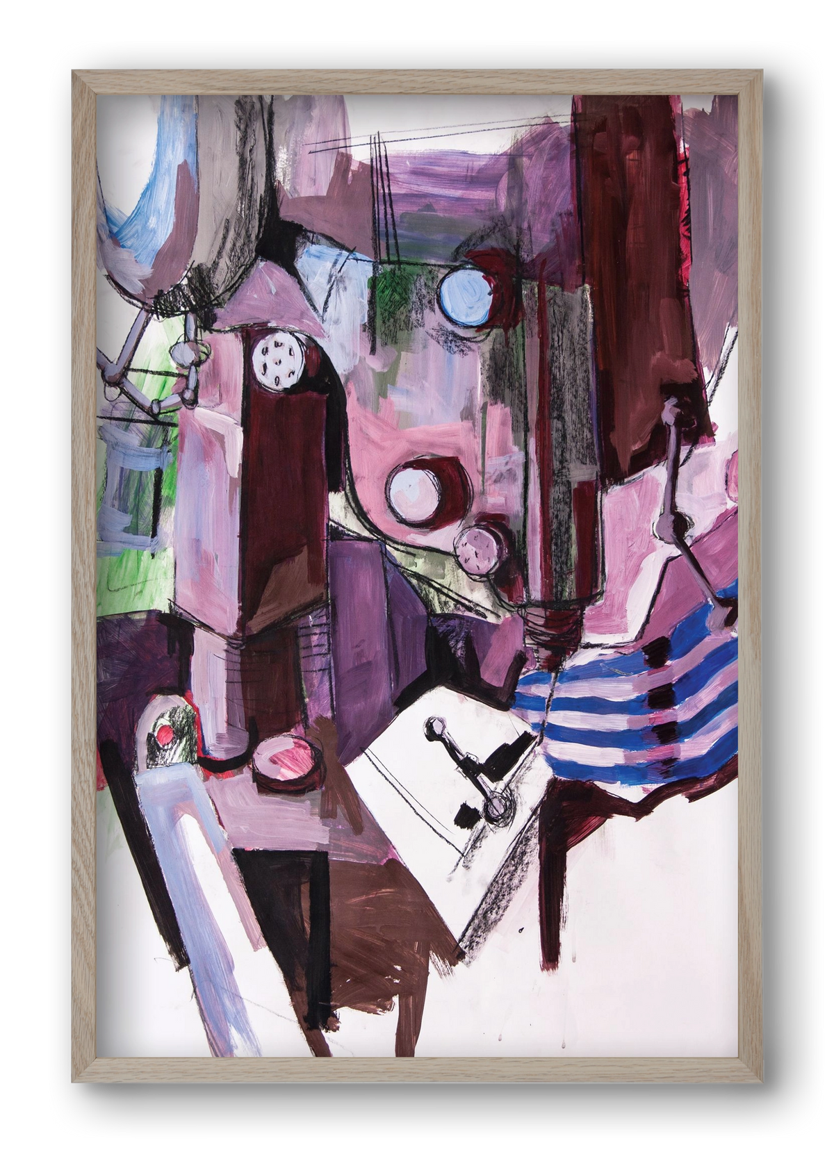 Műhelyszeglet, 40x60 cm (40x60 cm), Tölgy keret