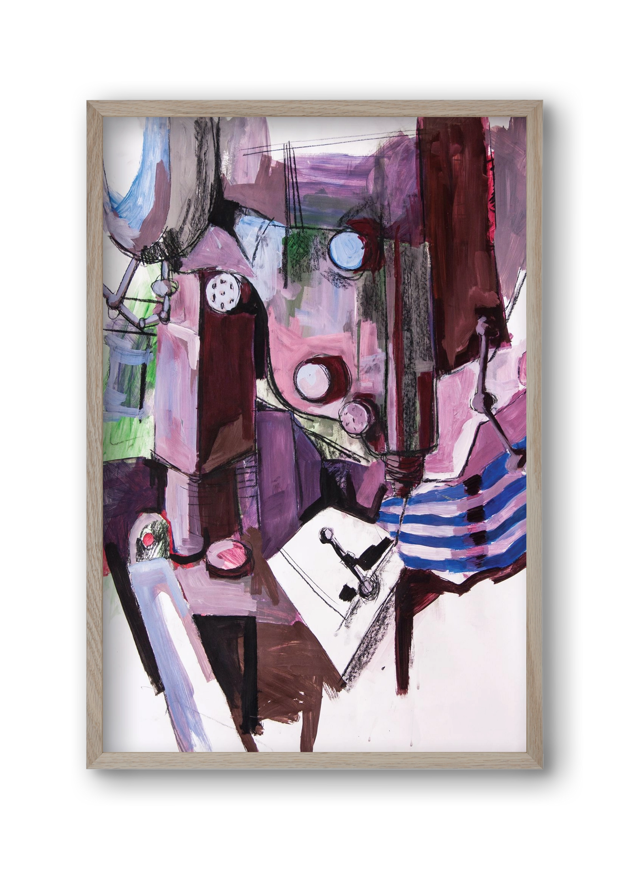 Műhelyszeglet, 30x45 cm (30x45 cm), Tölgy keret