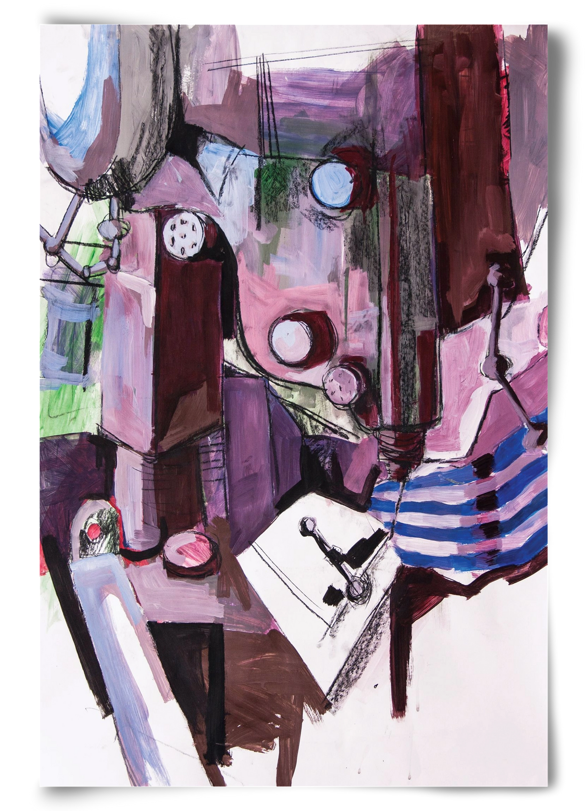 Műhelyszeglet, 60x90 cm, Keret nélkül