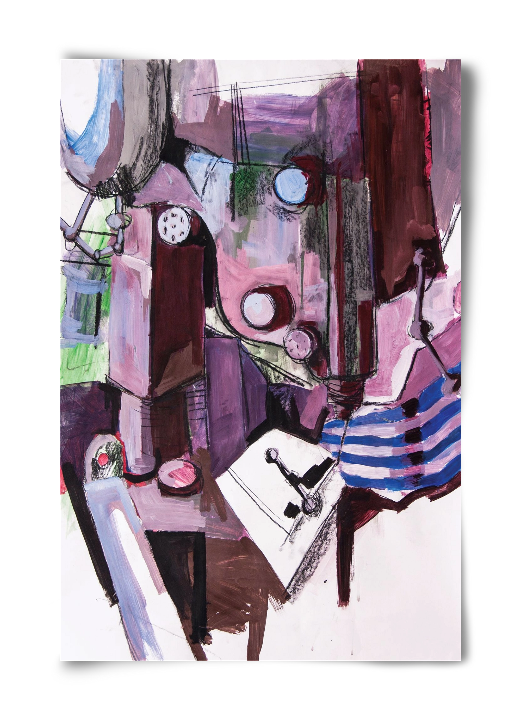 Műhelyszeglet, 40x60 cm, Keret nélkül