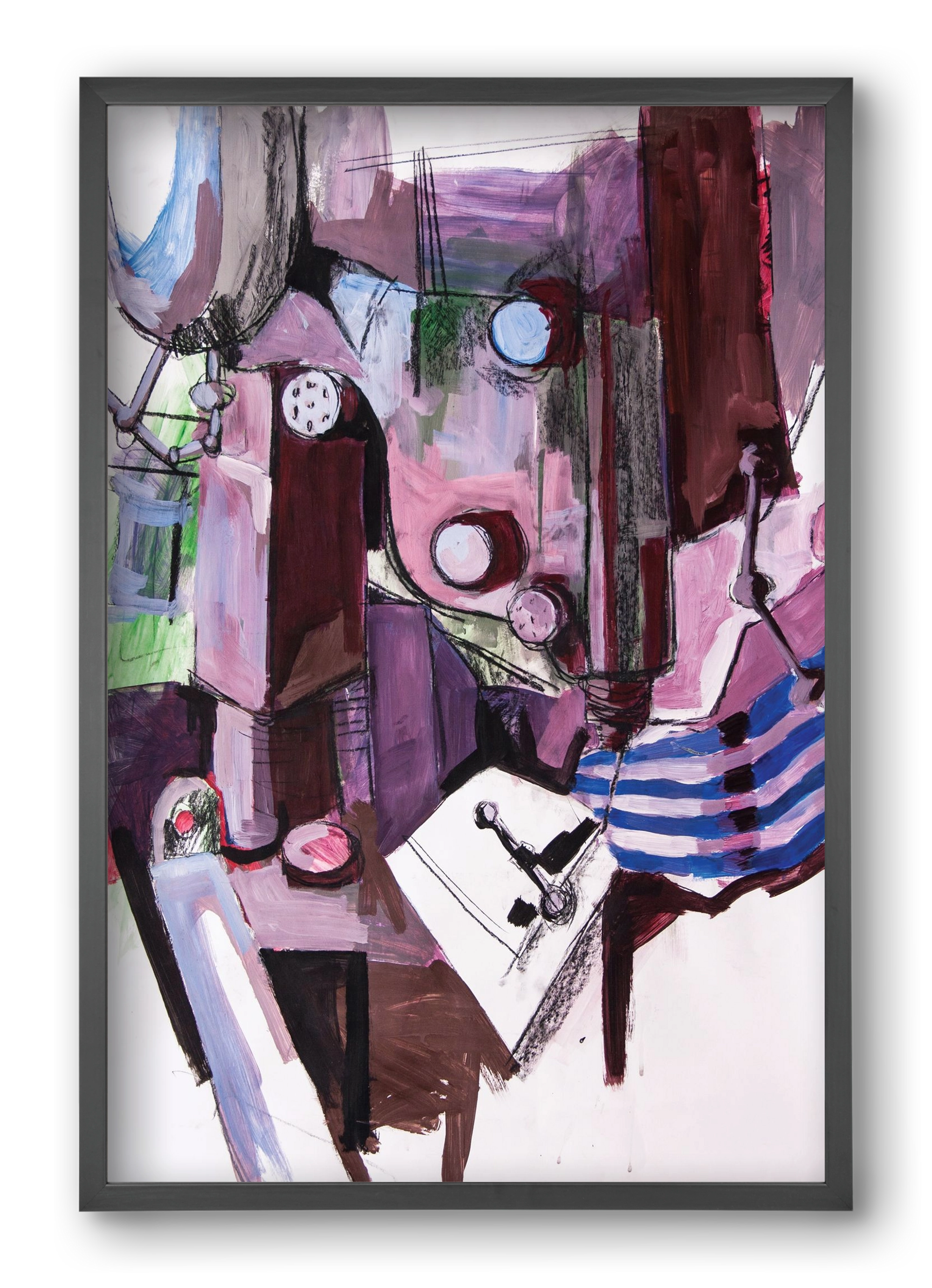 Műhelyszeglet, 40x60 cm (40x60 cm), Fekete keret