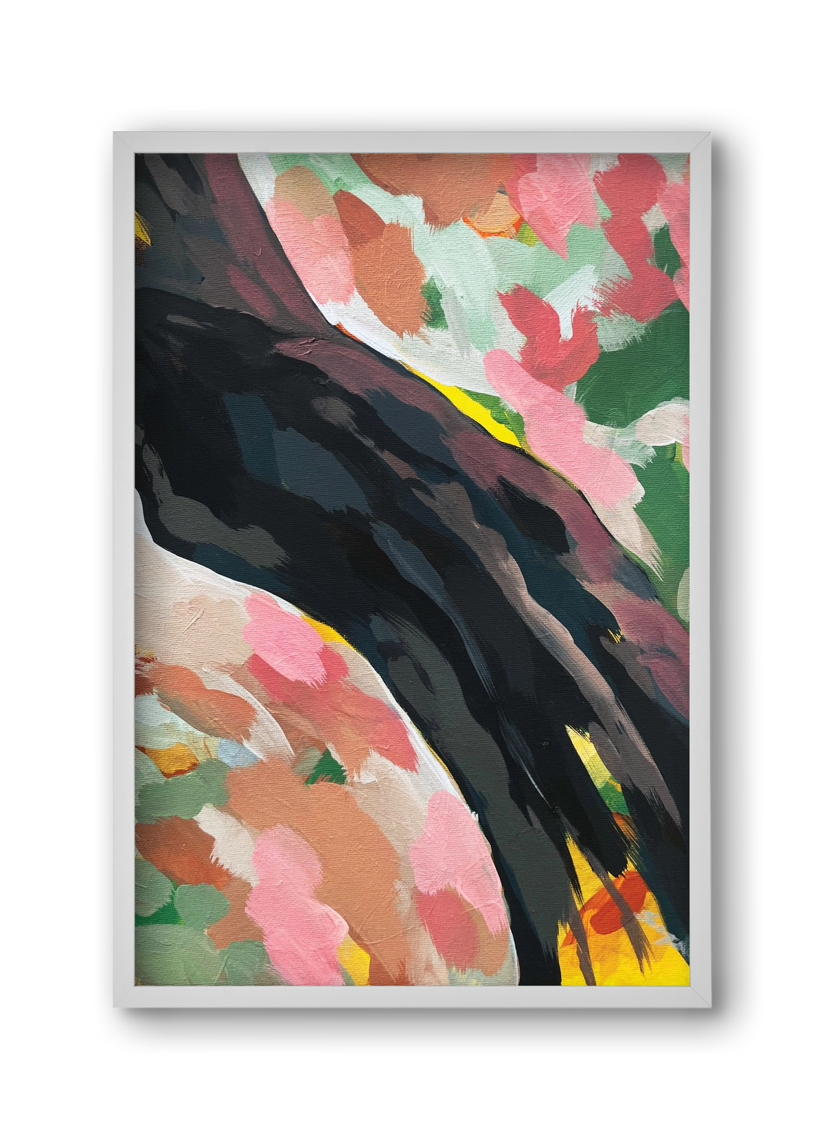 Térmetszet, 30x45 cm (30x45 cm), Fehér keret