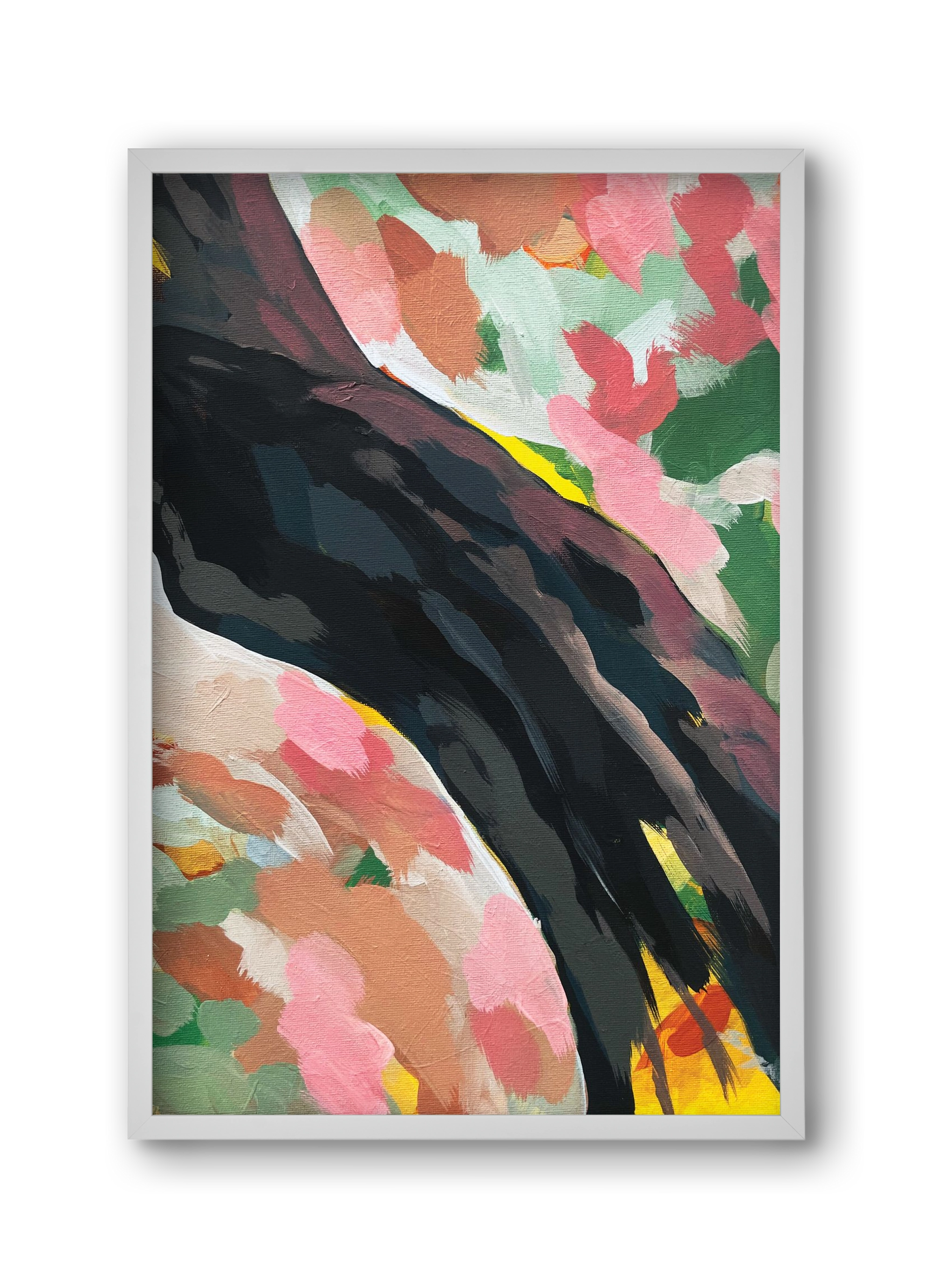 Térmetszet, 30x45 cm (30x45 cm), Fehér keret