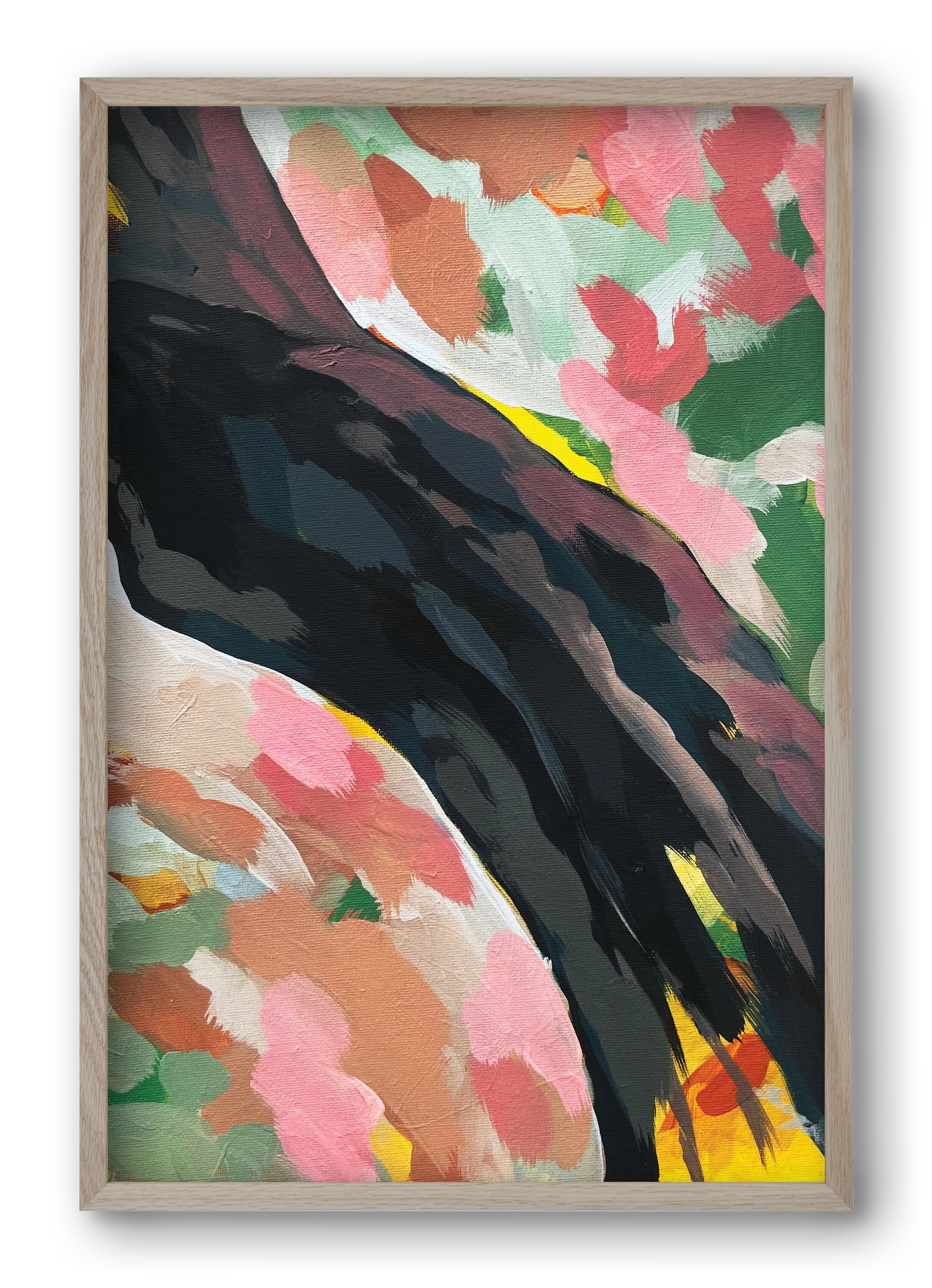 Térmetszet, 40x60 cm (40x60 cm), Tölgy keret