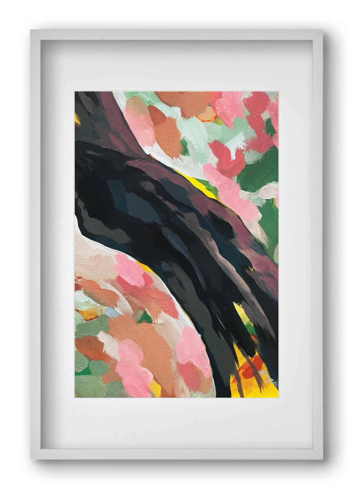 Térmetszet, 40x60 cm (30x45 cm), Fehér keret, paszpartuval