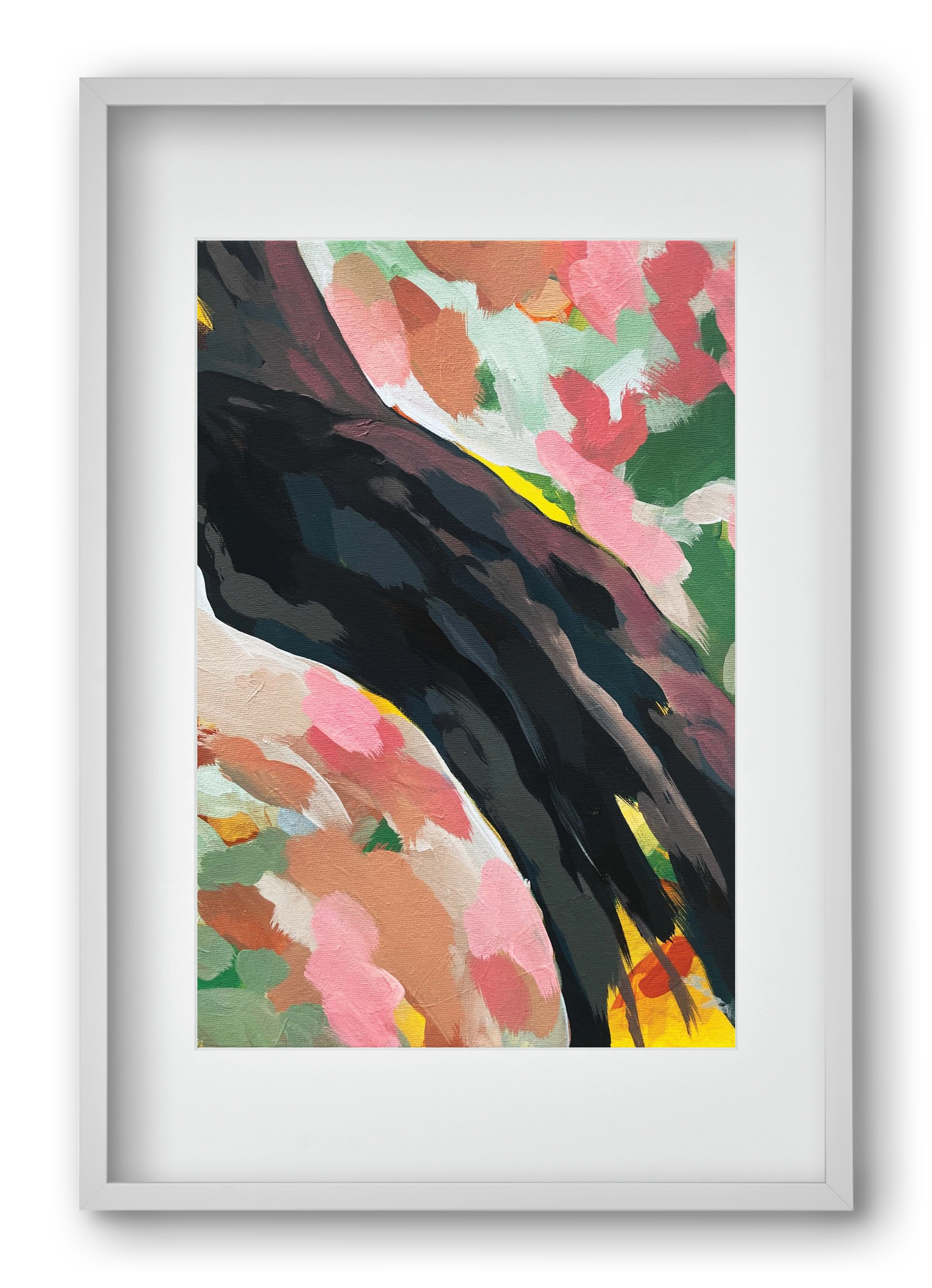 Térmetszet, 40x60 cm (30x45 cm), Fehér keret, paszpartuval