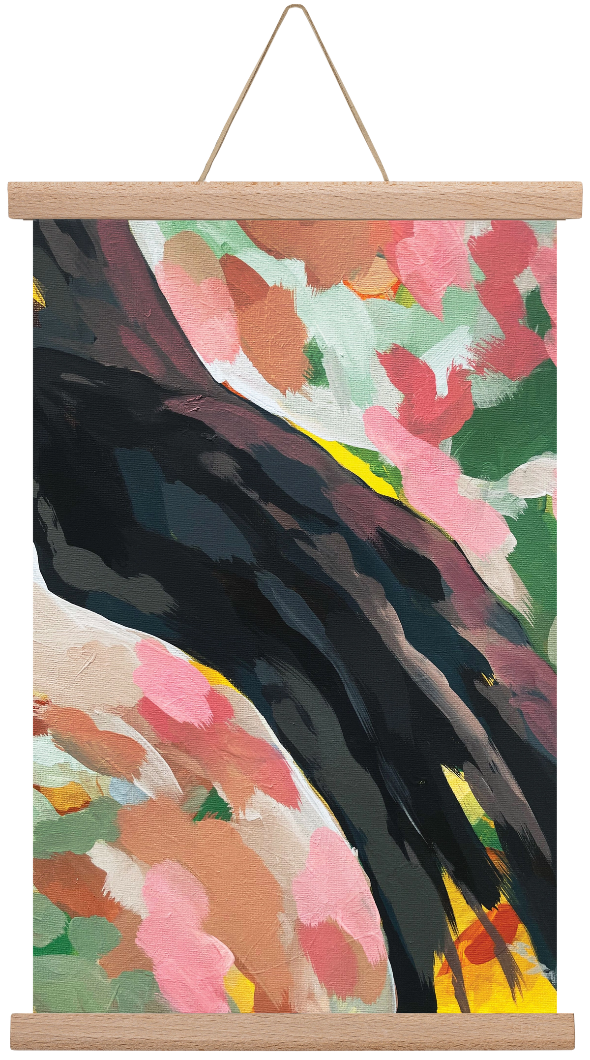 Térmetszet, 30x45 cm (30x45 cm), Tölgy akasztó