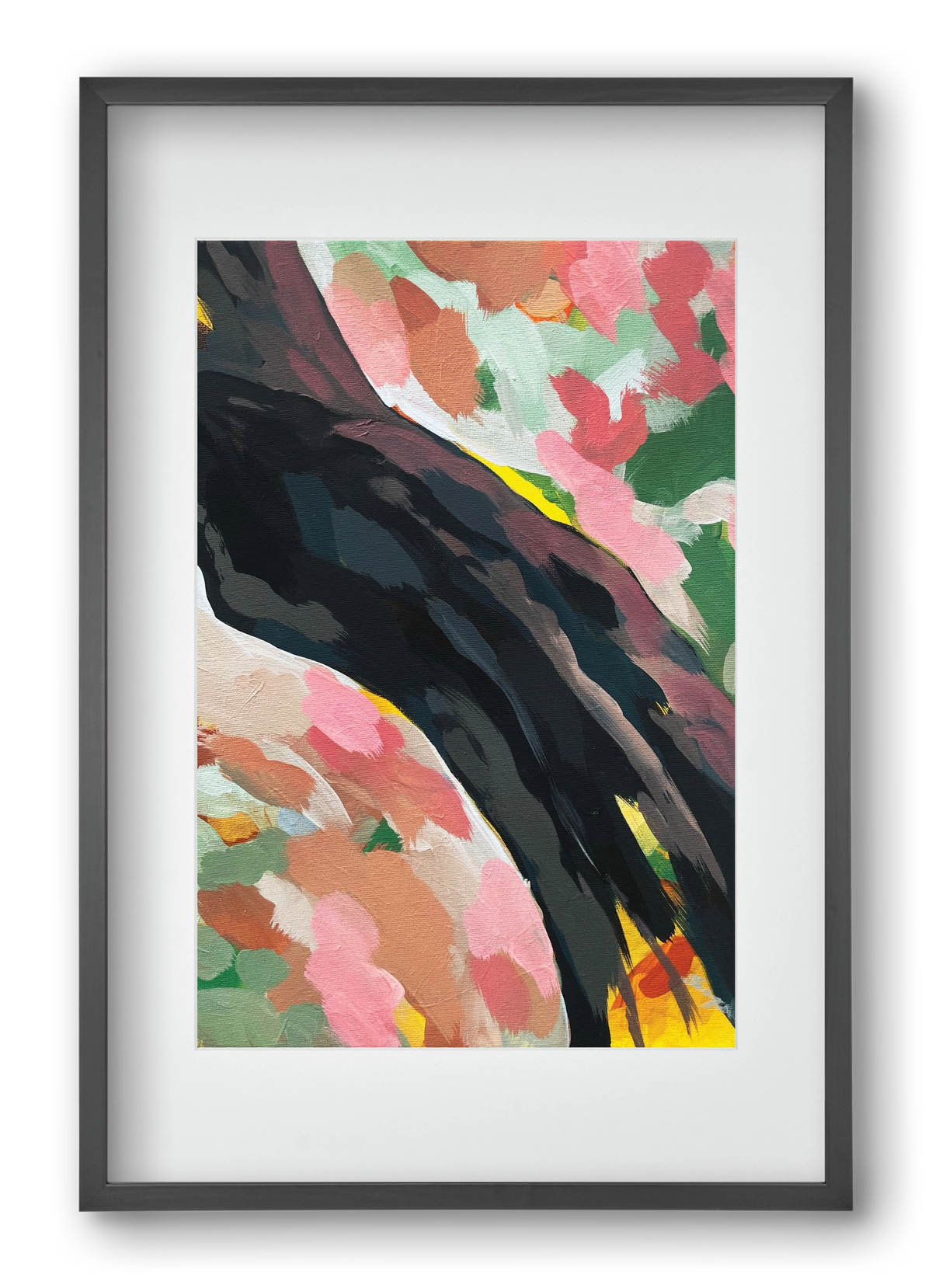 Térmetszet, 40x60 cm (30x45 cm), Fekete keret, paszpartuval