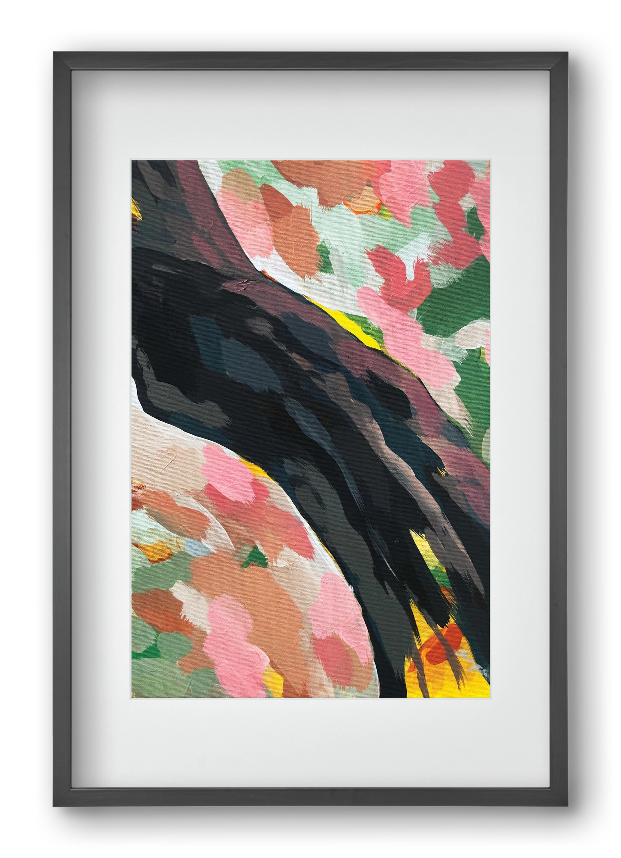 Térmetszet, 40x60 cm (30x45 cm), Fekete keret, paszpartuval