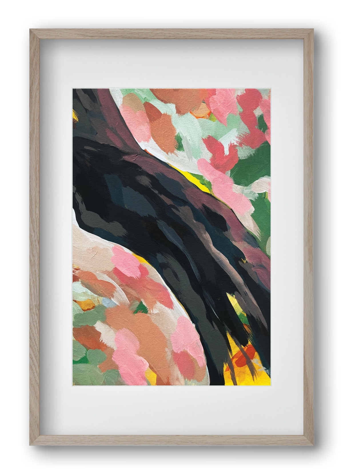 Térmetszet, 40x60 cm (30x45 cm), Tölgy keret, paszpartuval