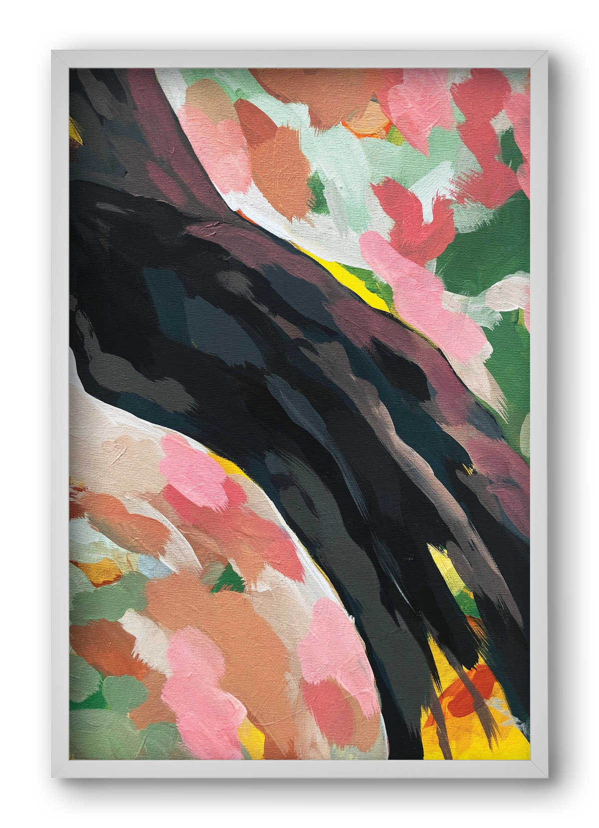 Térmetszet, 40x60 cm (40x60 cm), Fehér keret